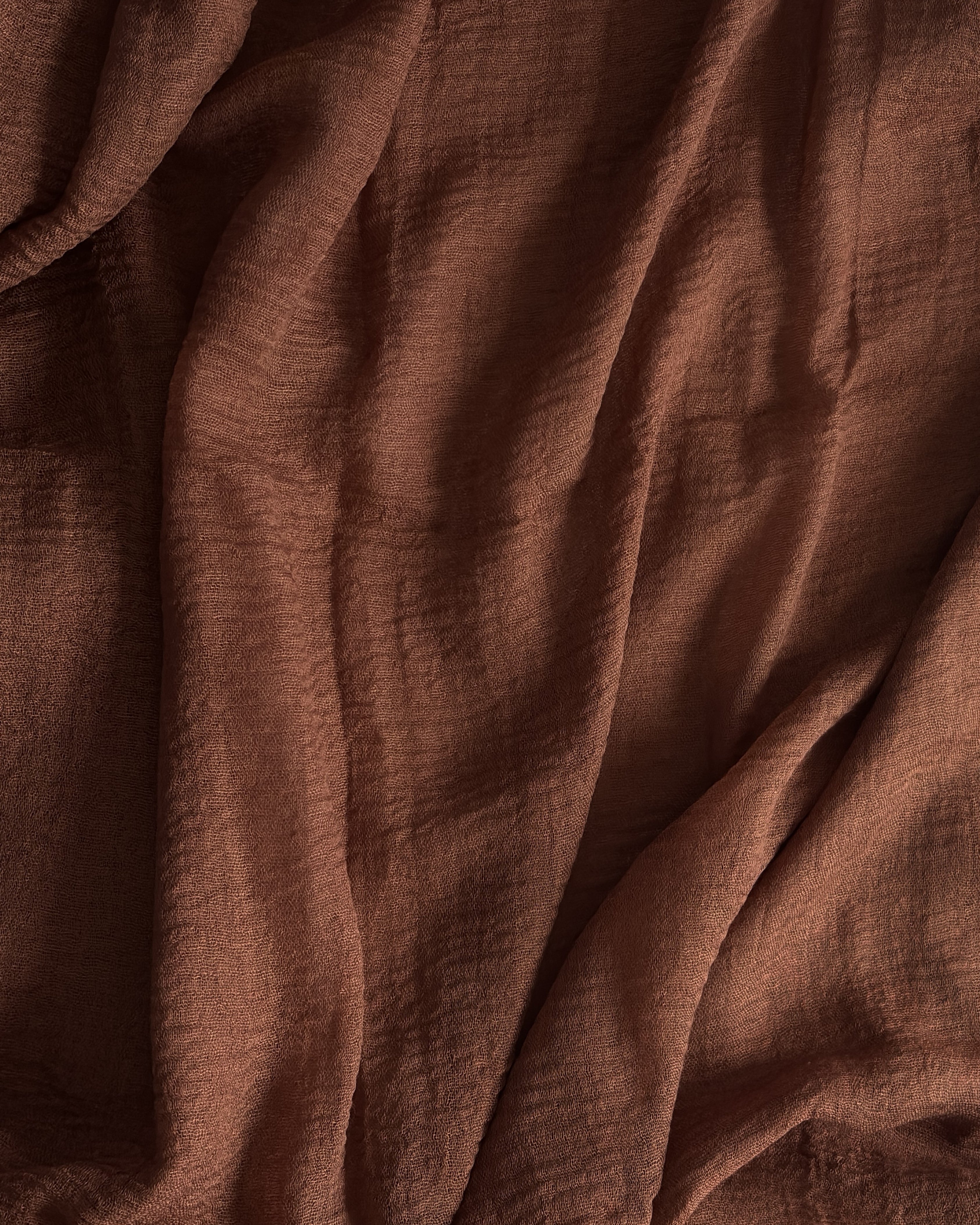 Crinkle Cotton Hijab - Ginger Spice