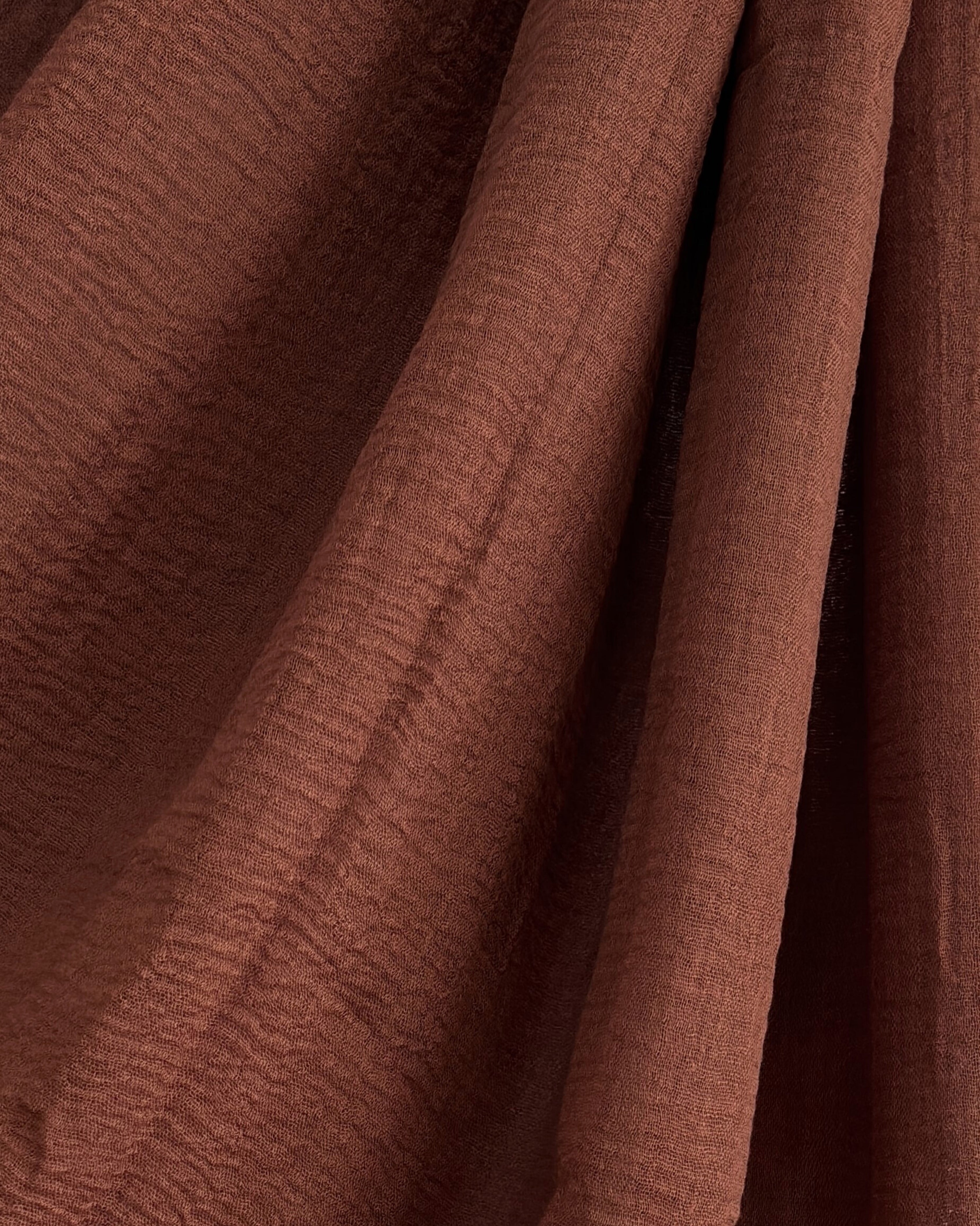 Crinkle Cotton Hijab - Ginger Spice