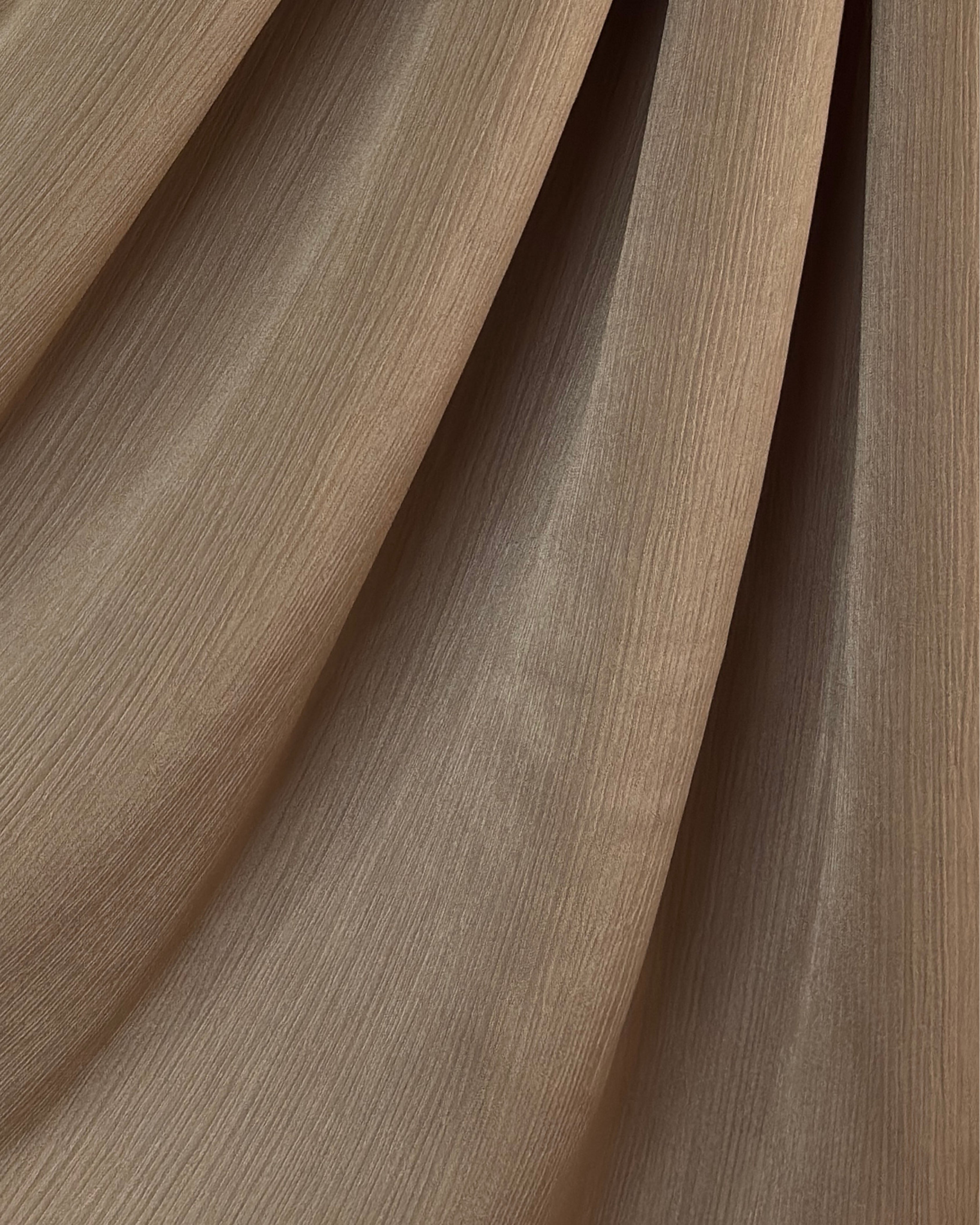 Crinkle Satin Hijab - Champagne Mist