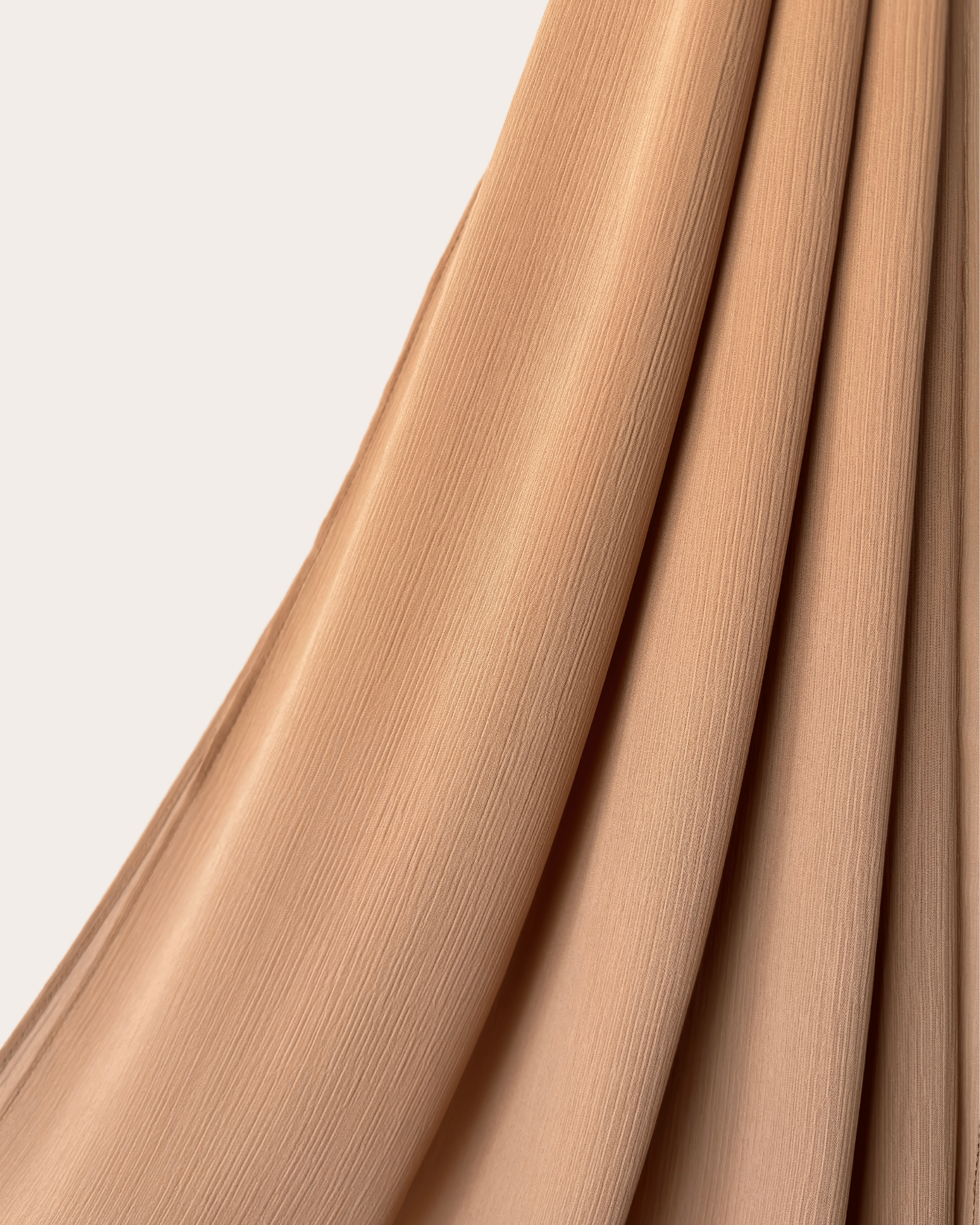 Crinkle Chiffon Hijab - Caramel Serenade