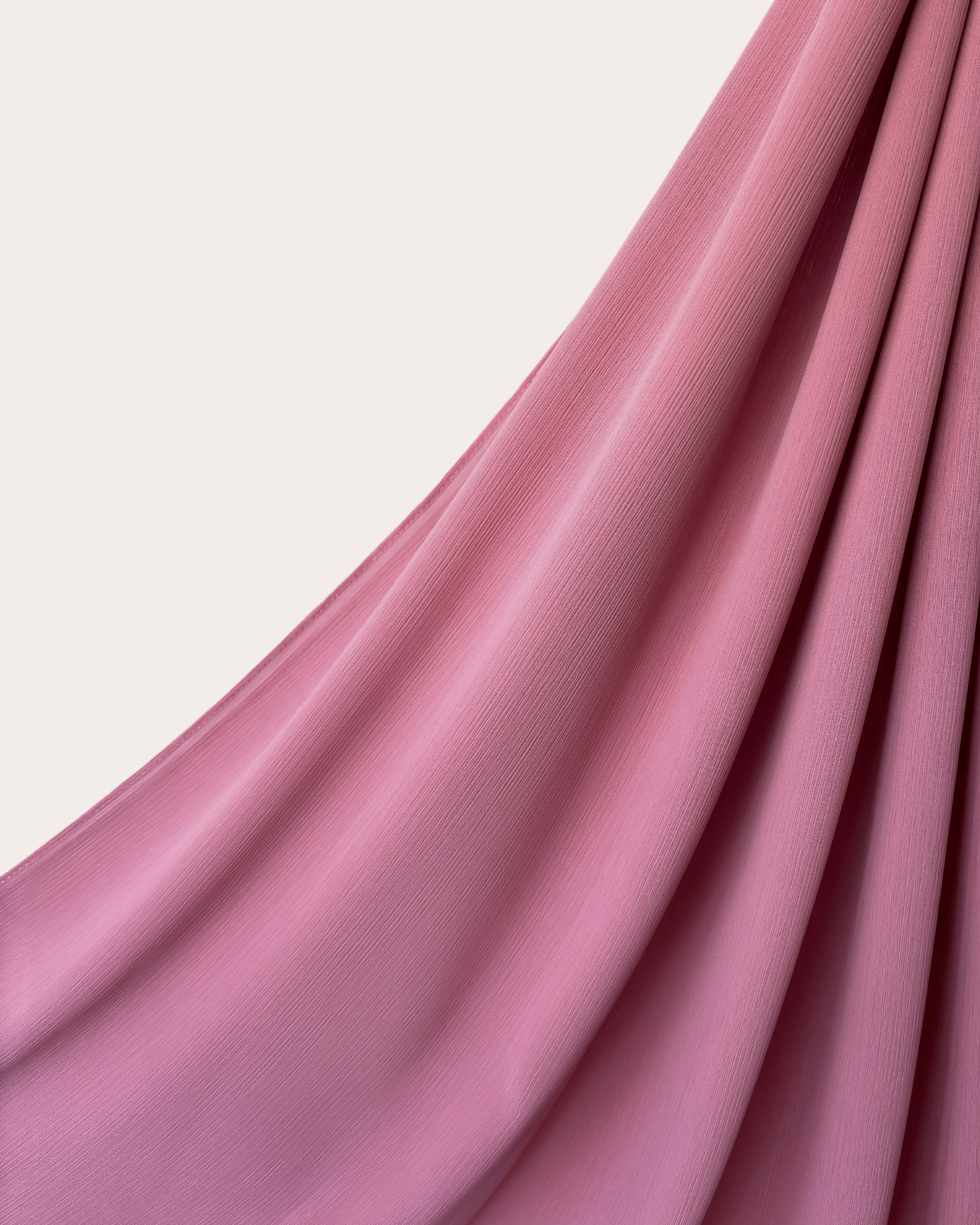 Crinkle Chiffon Hijab - Cotton Candy Blush
