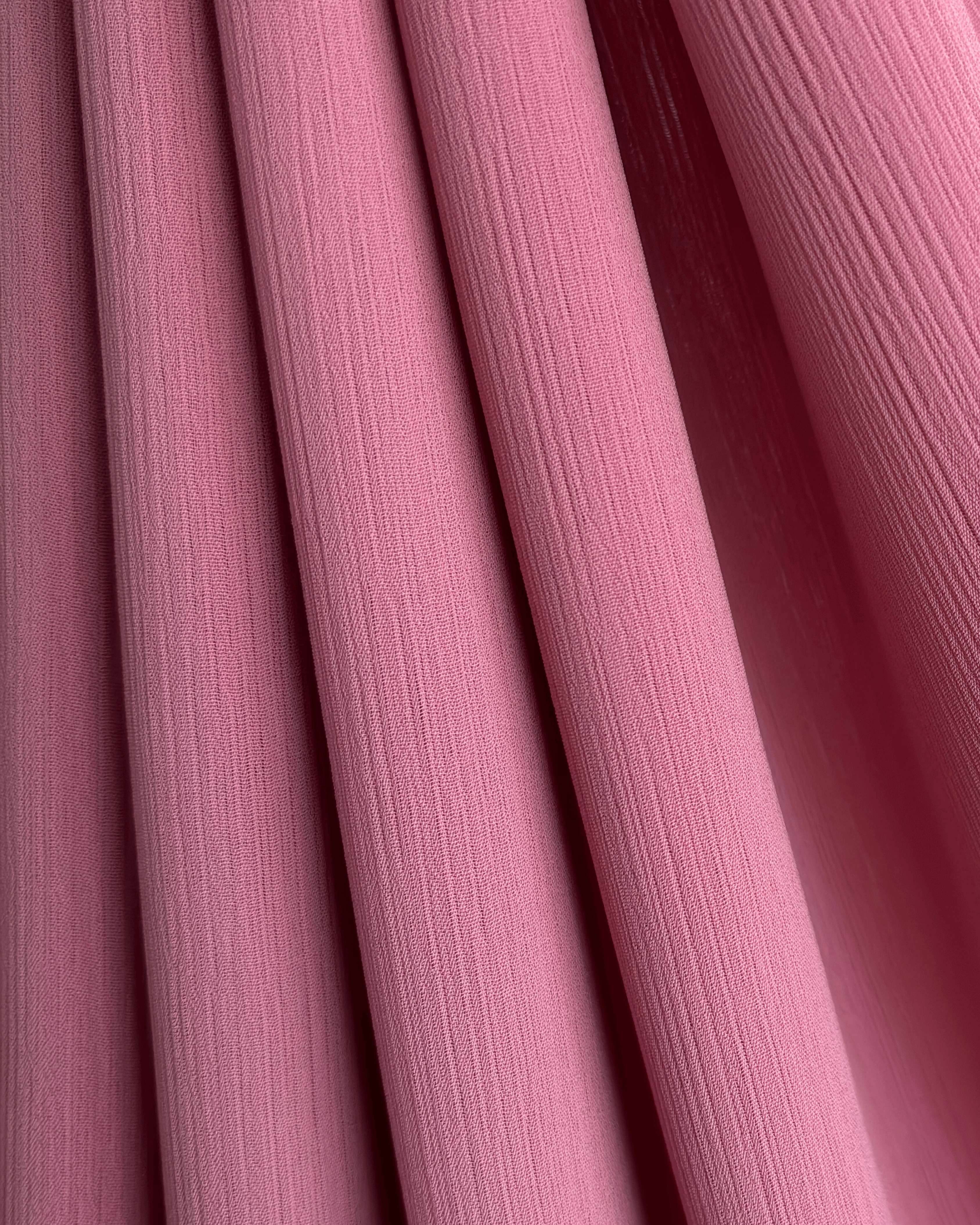 Crinkle Chiffon Hijab - Cotton Candy Blush