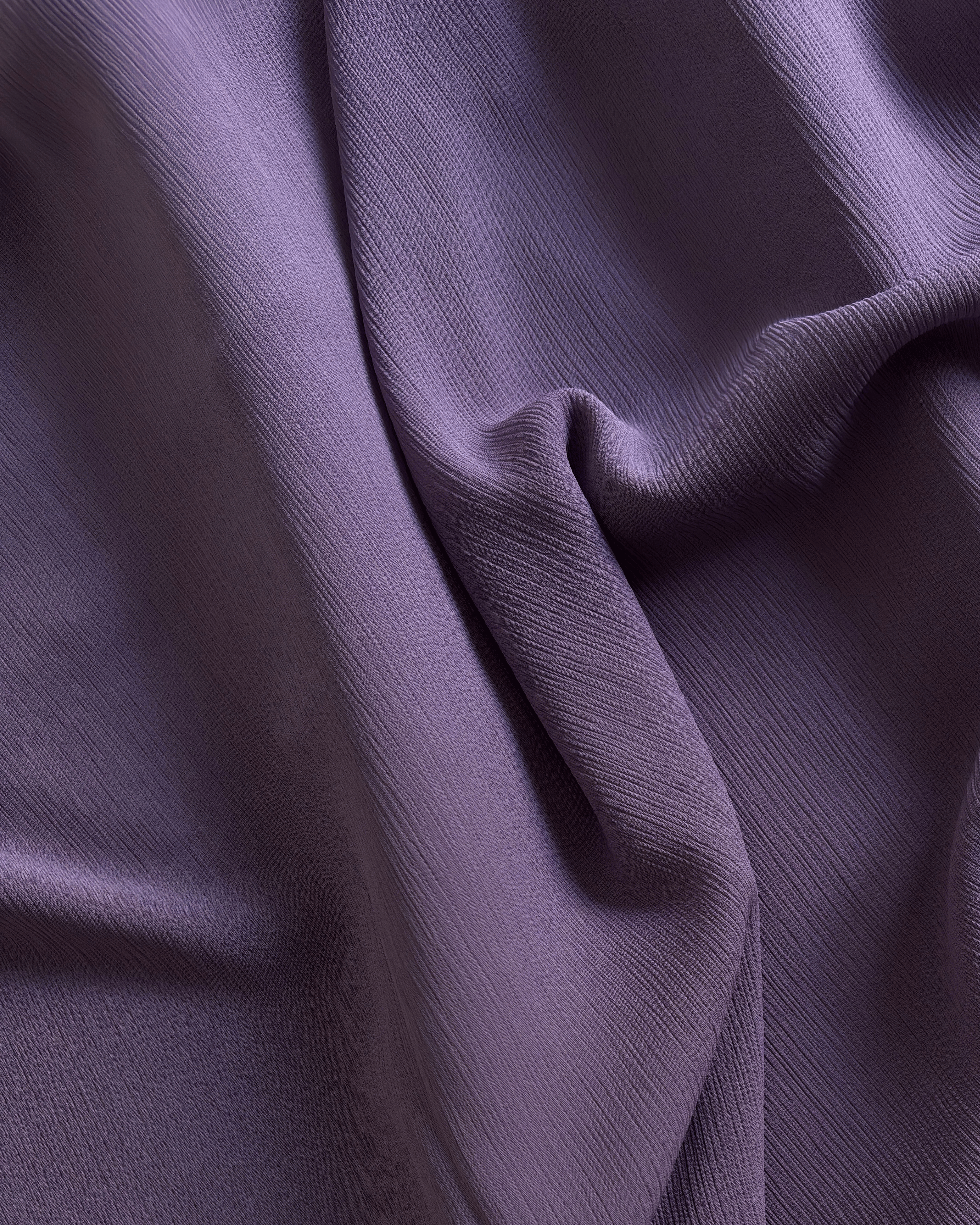 Crinkle Chiffon Hijab - Mauve Meadows