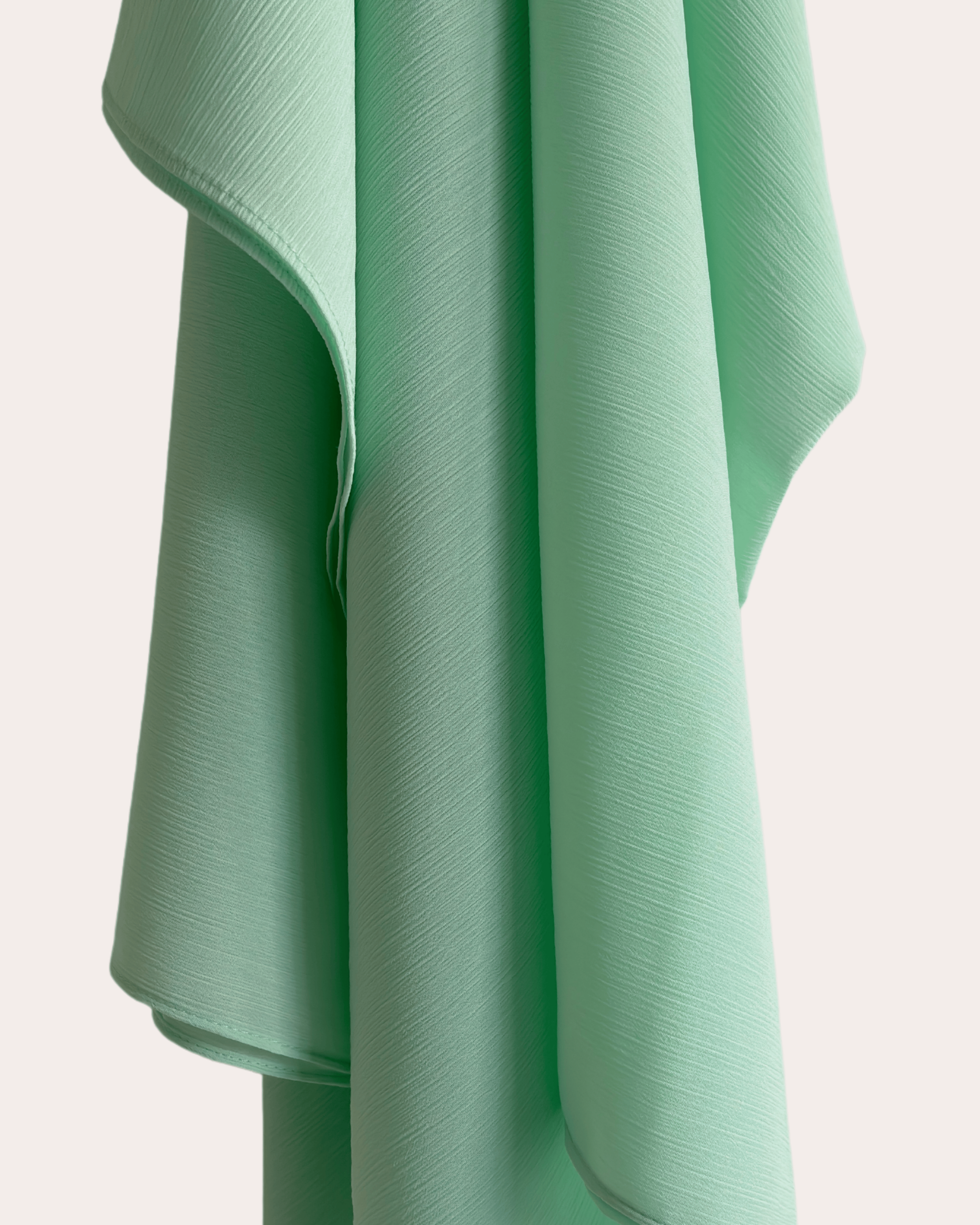 Crinkle Chiffon Hijab - Minty Serenity