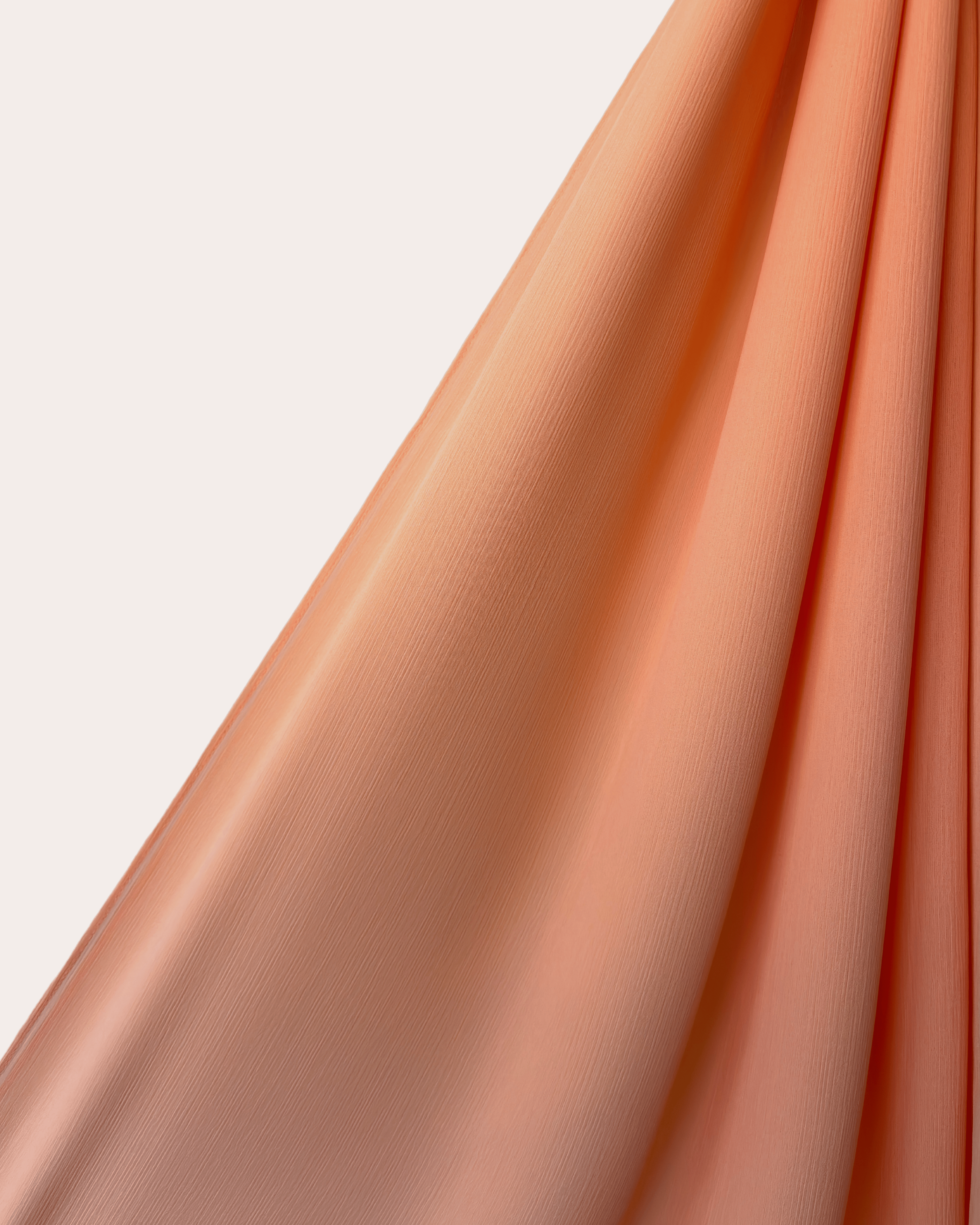 Crinkle Chiffon Hijab - Peachy Serenity