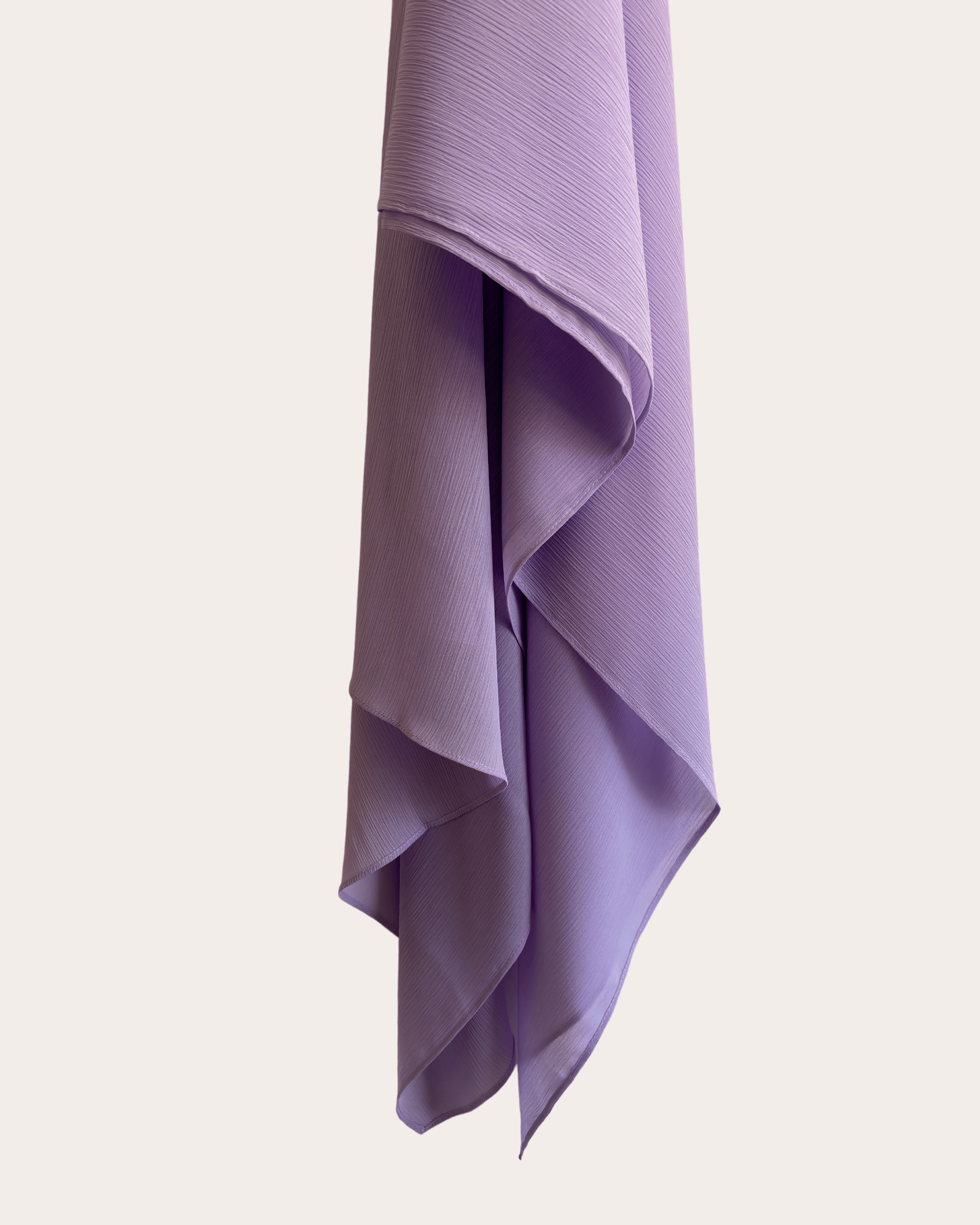 Crinkle Chiffon Hijab - Whimsical Lavender