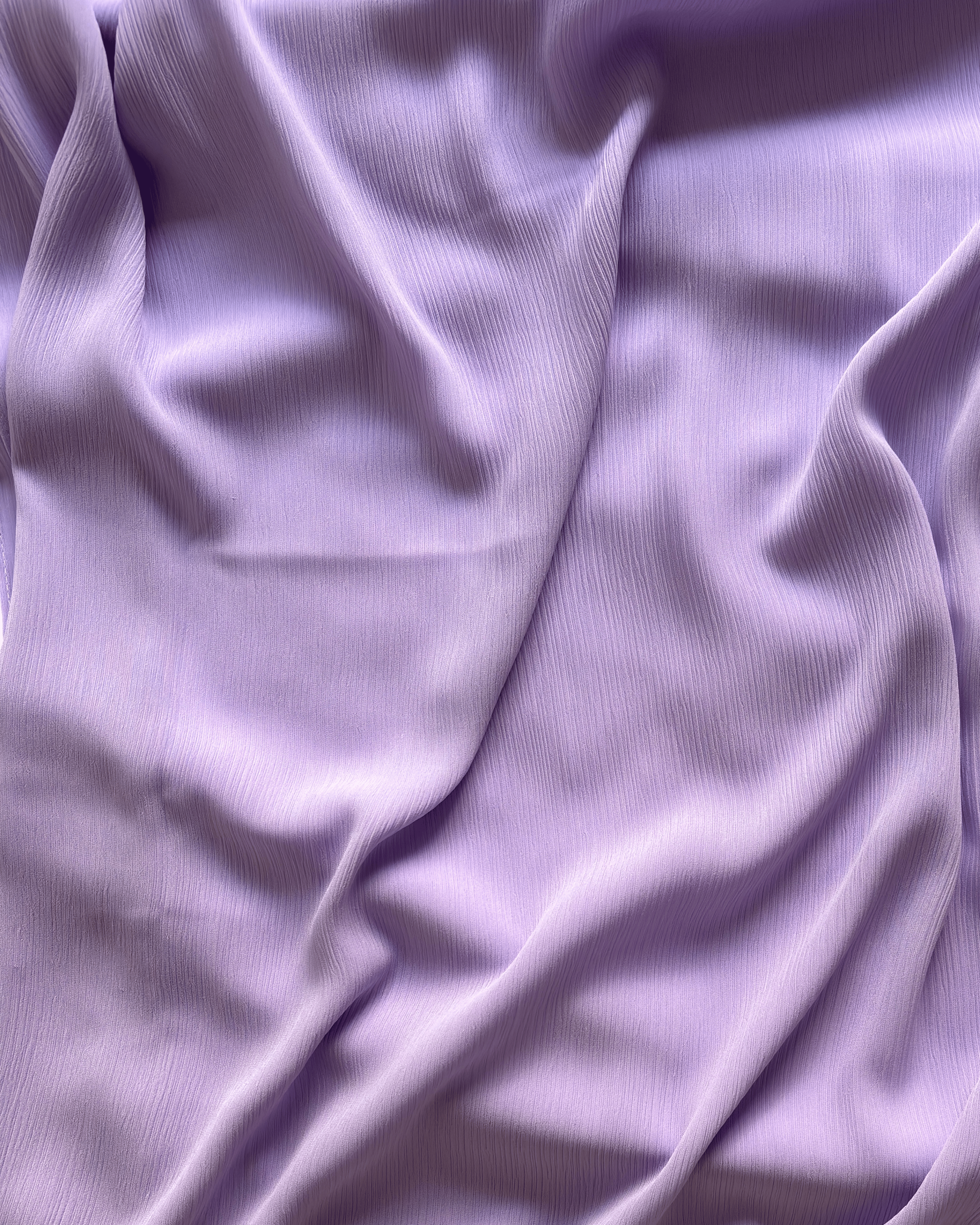 Crinkle Chiffon Hijab - Whimsical Lavender
