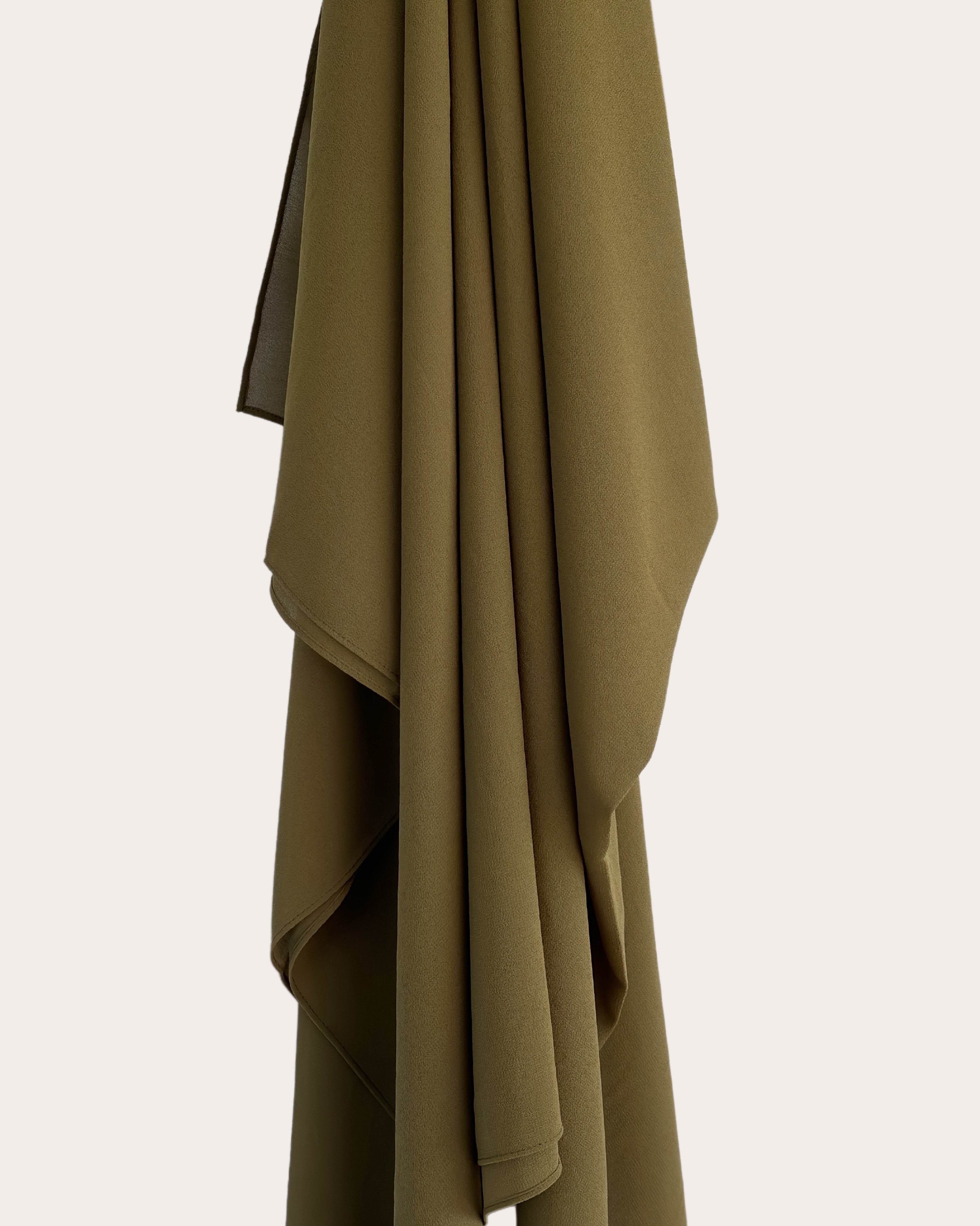 Classic Chiffon Hijab - Olive Green