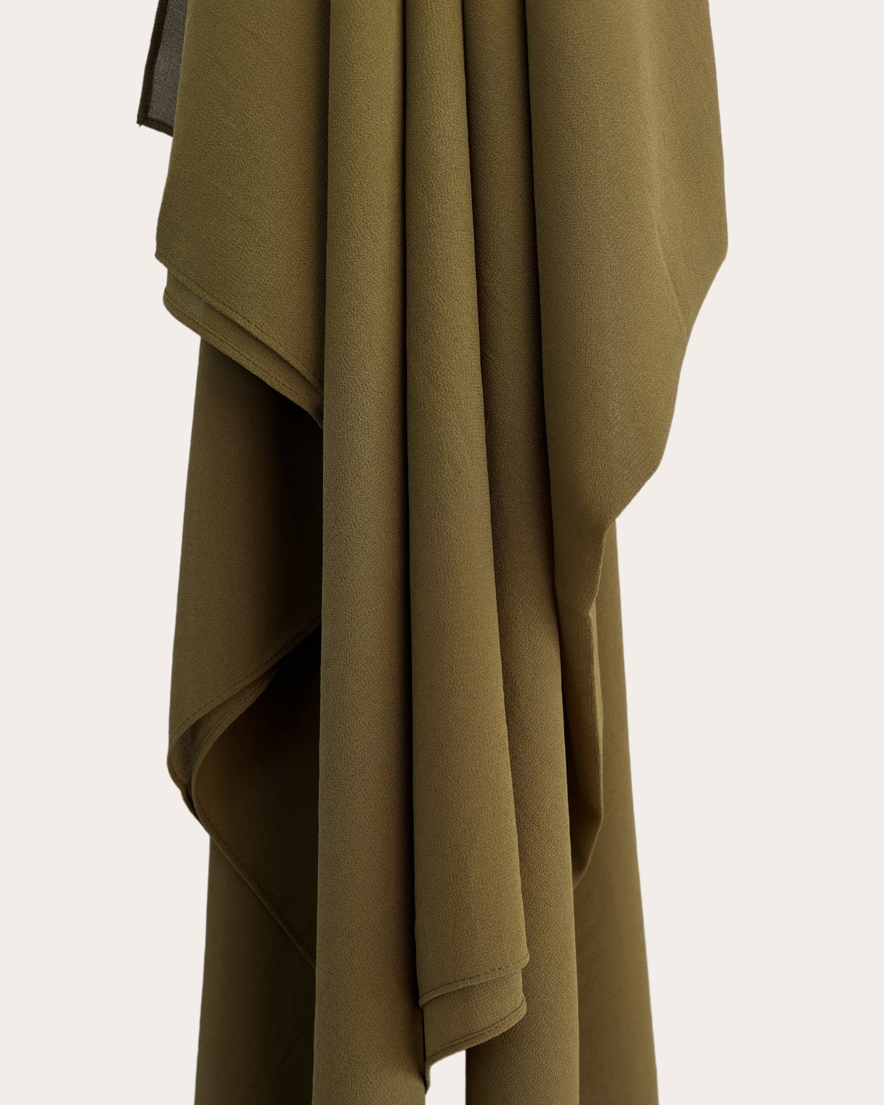 Classic Chiffon Hijab - Olive Green