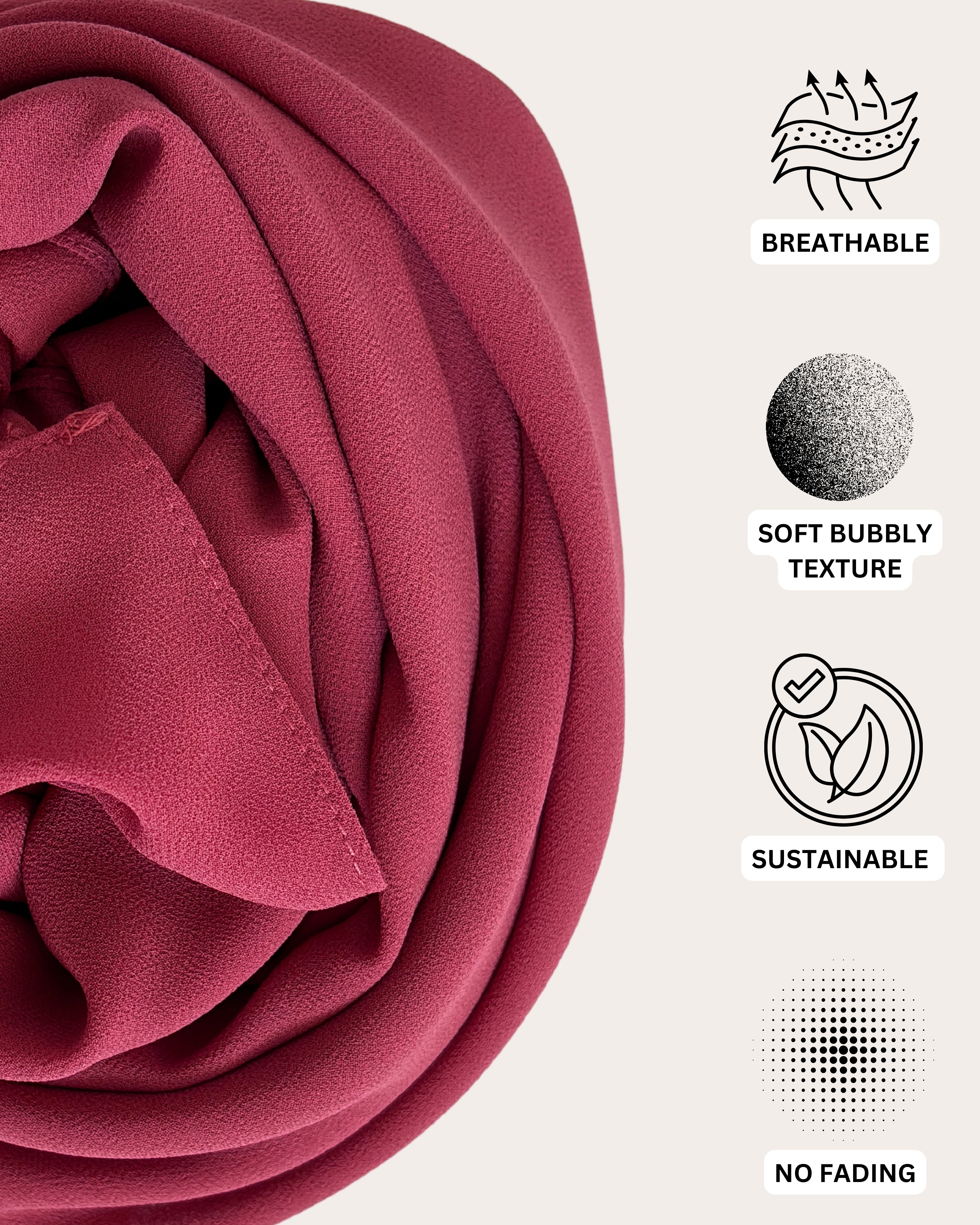 Classic Chiffon Hijab - Sienna