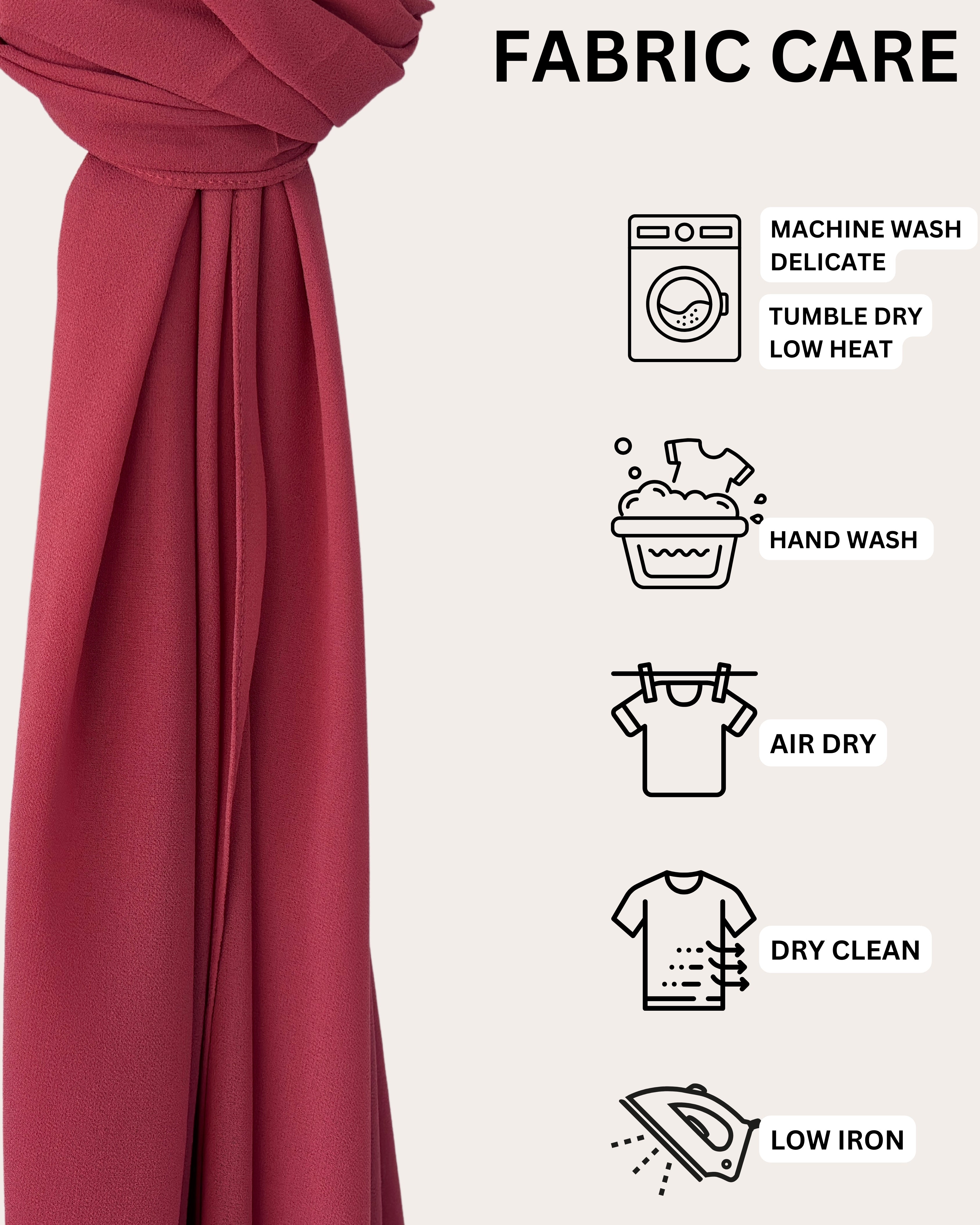 Classic Chiffon Hijab - Sienna