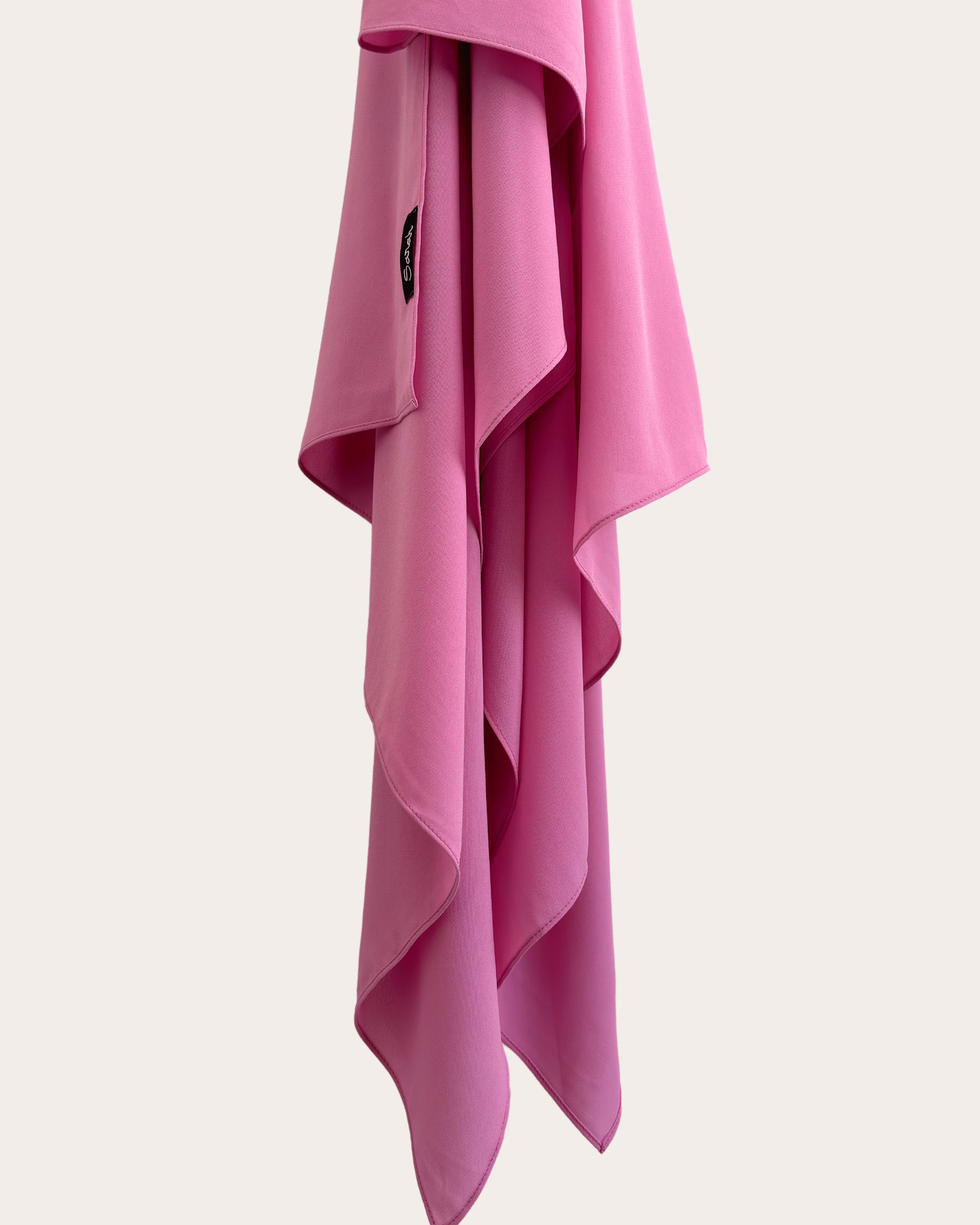 Diamond Chiffon Hijab - Blush Blossom