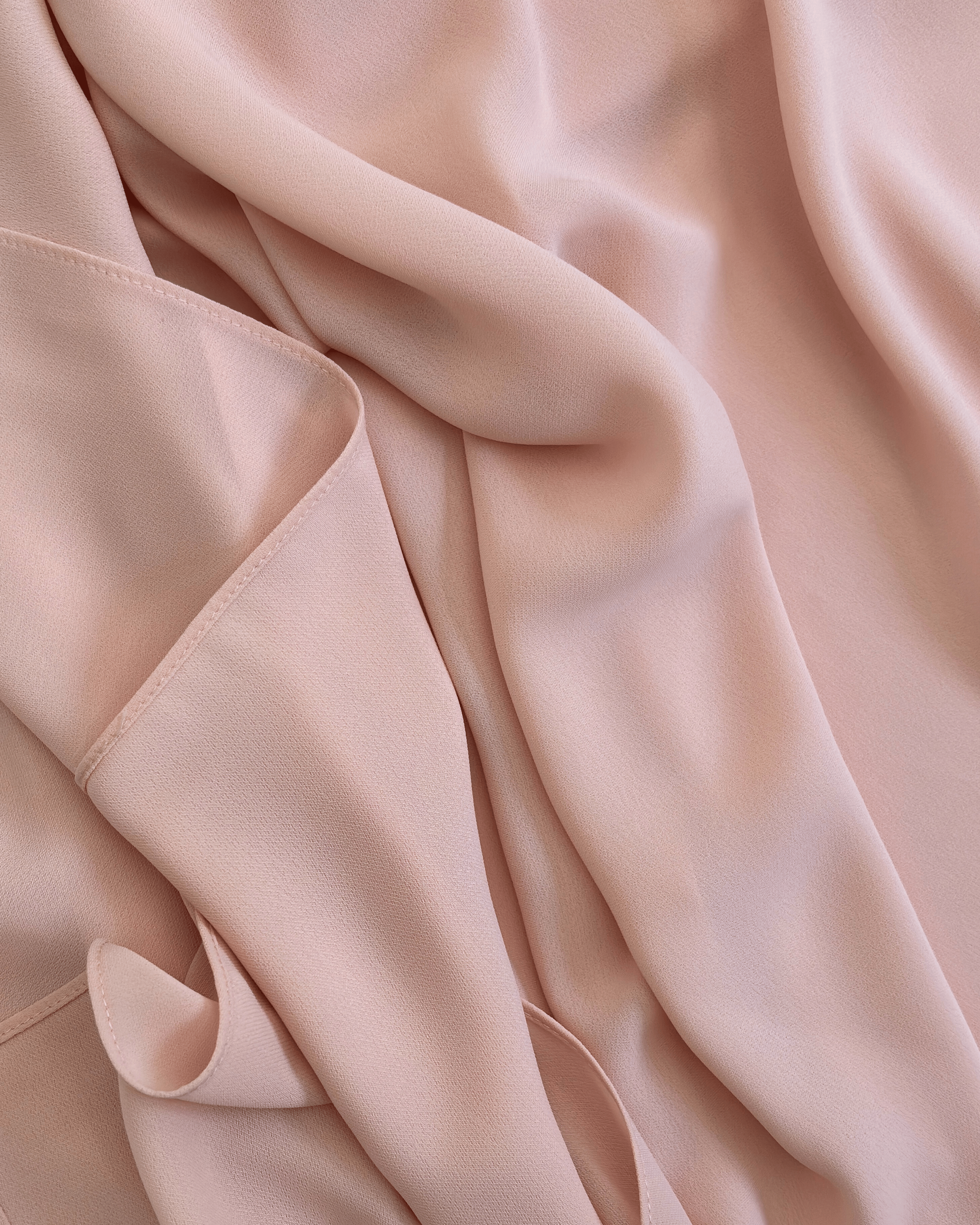 Diamond Chiffon Hijab - Caramel Cream