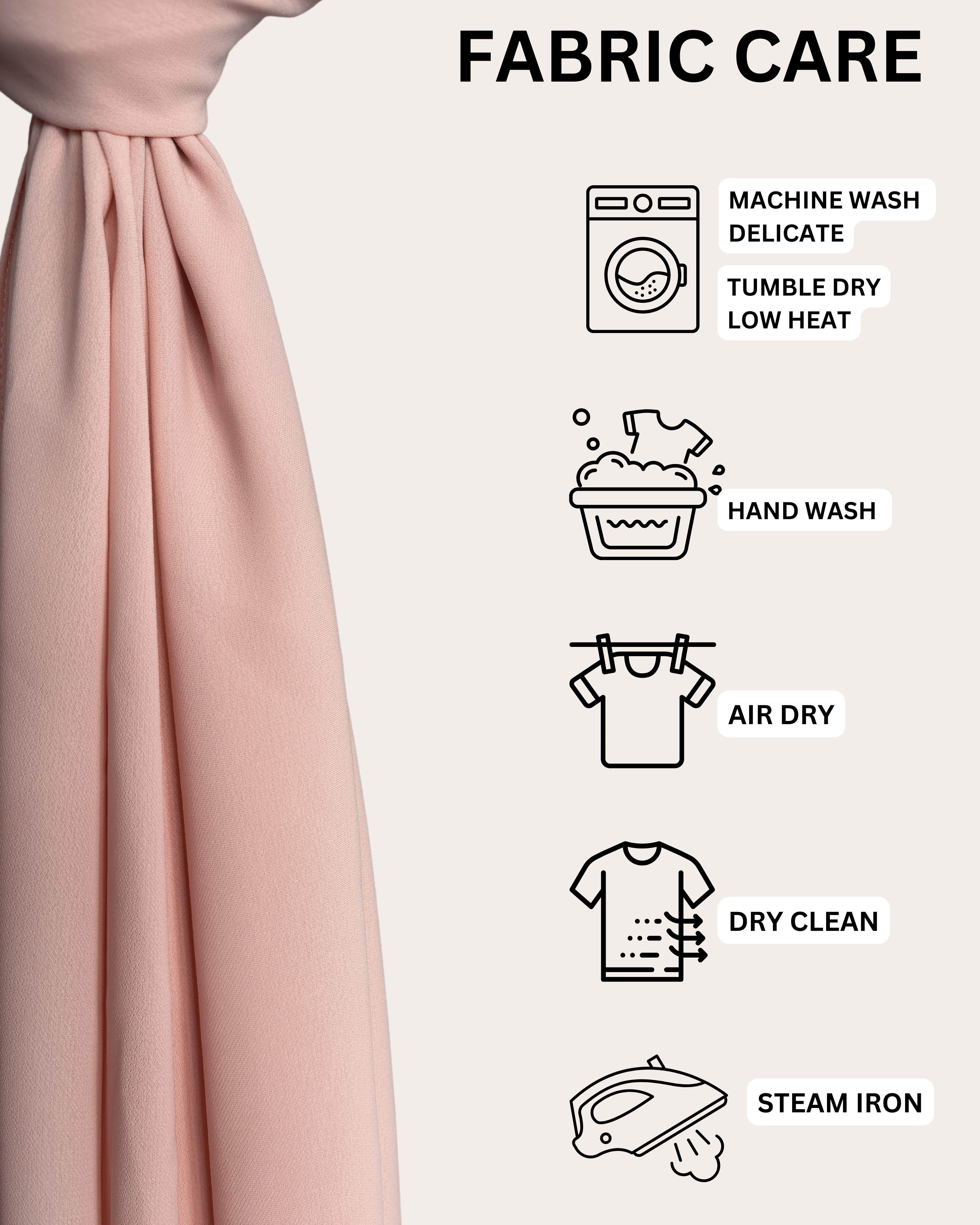 Diamond Chiffon Hijab - Caramel Cream