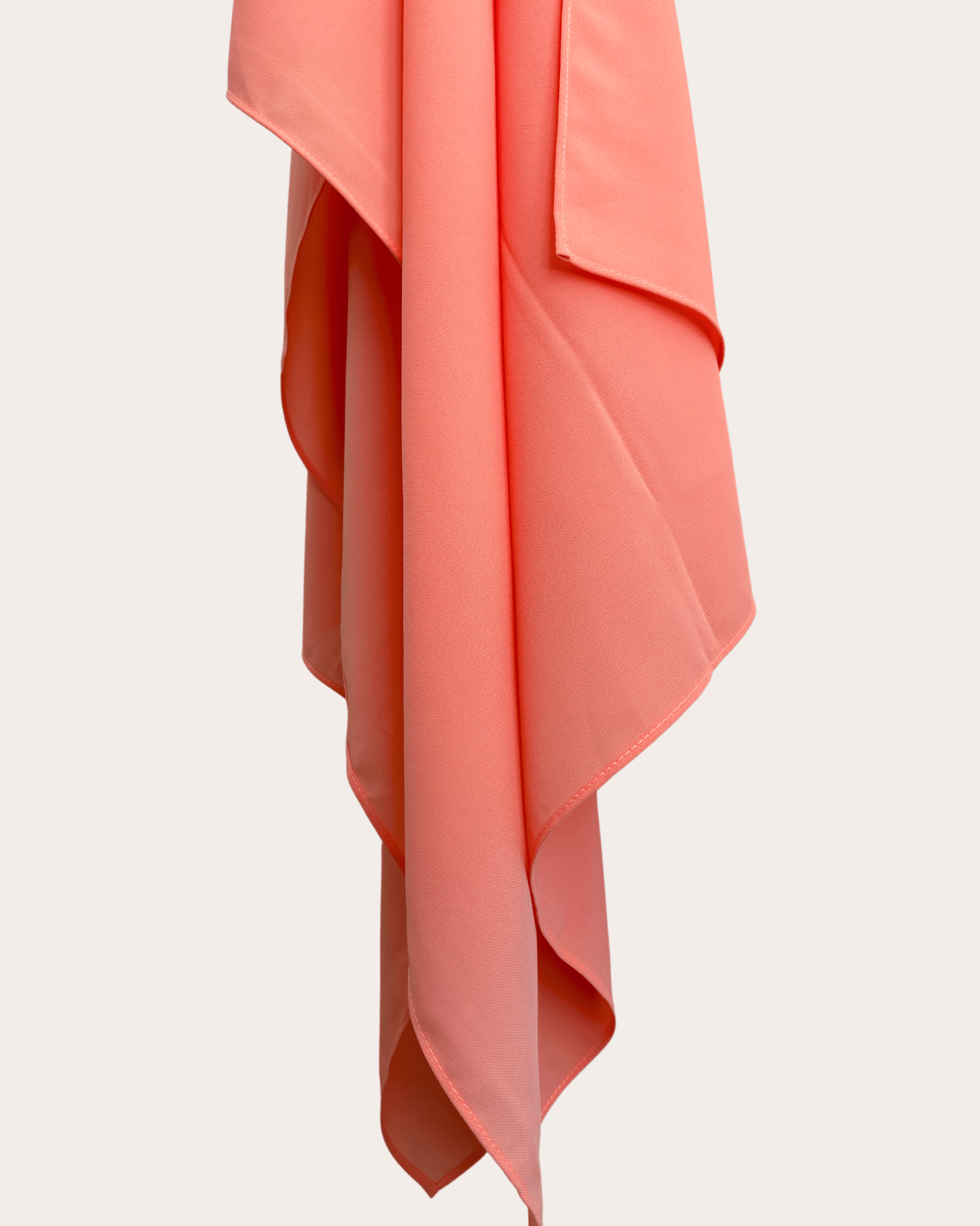 Diamond Chiffon Hijab - Coral Radiance