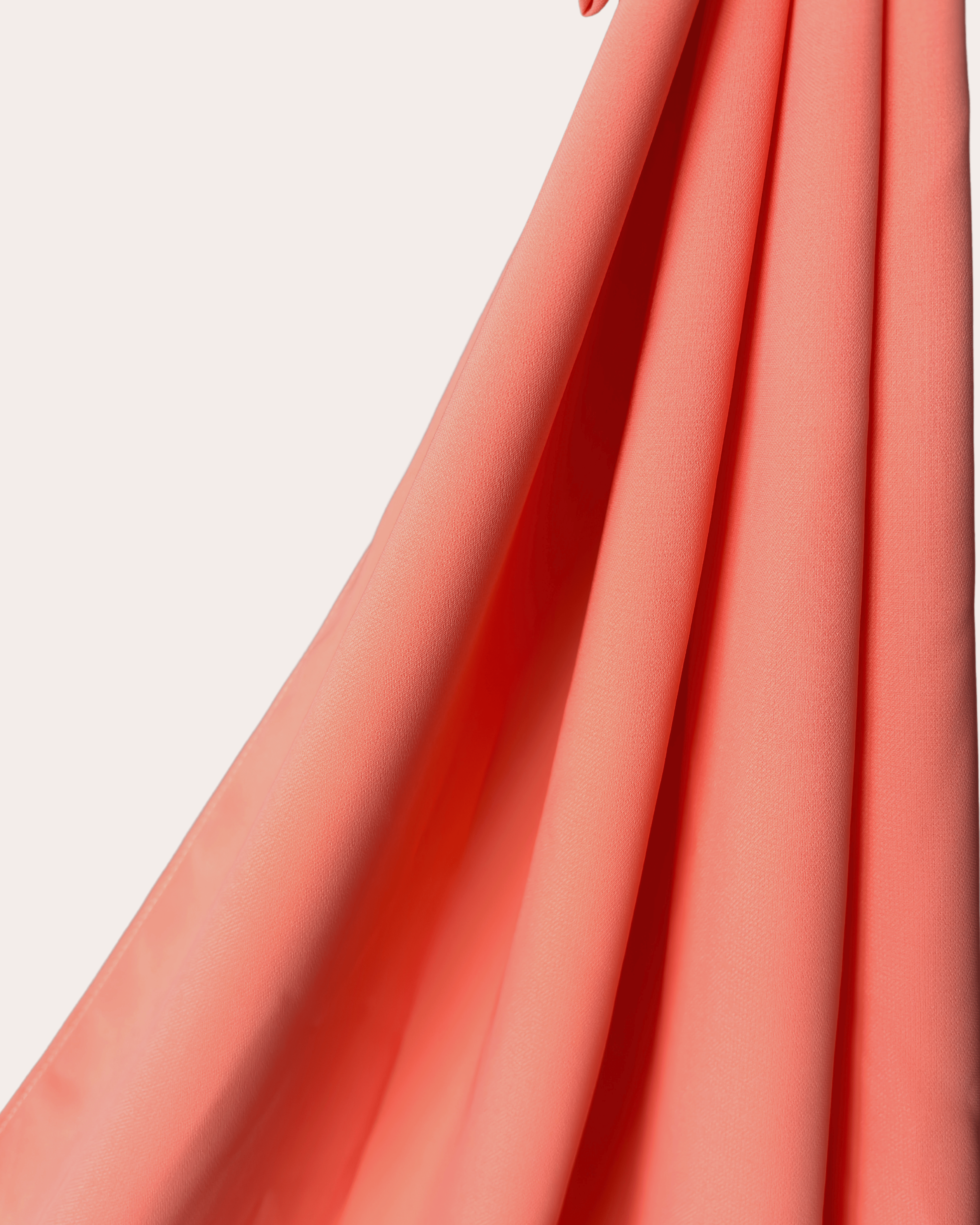 Diamond Chiffon Hijab - Coral Radiance
