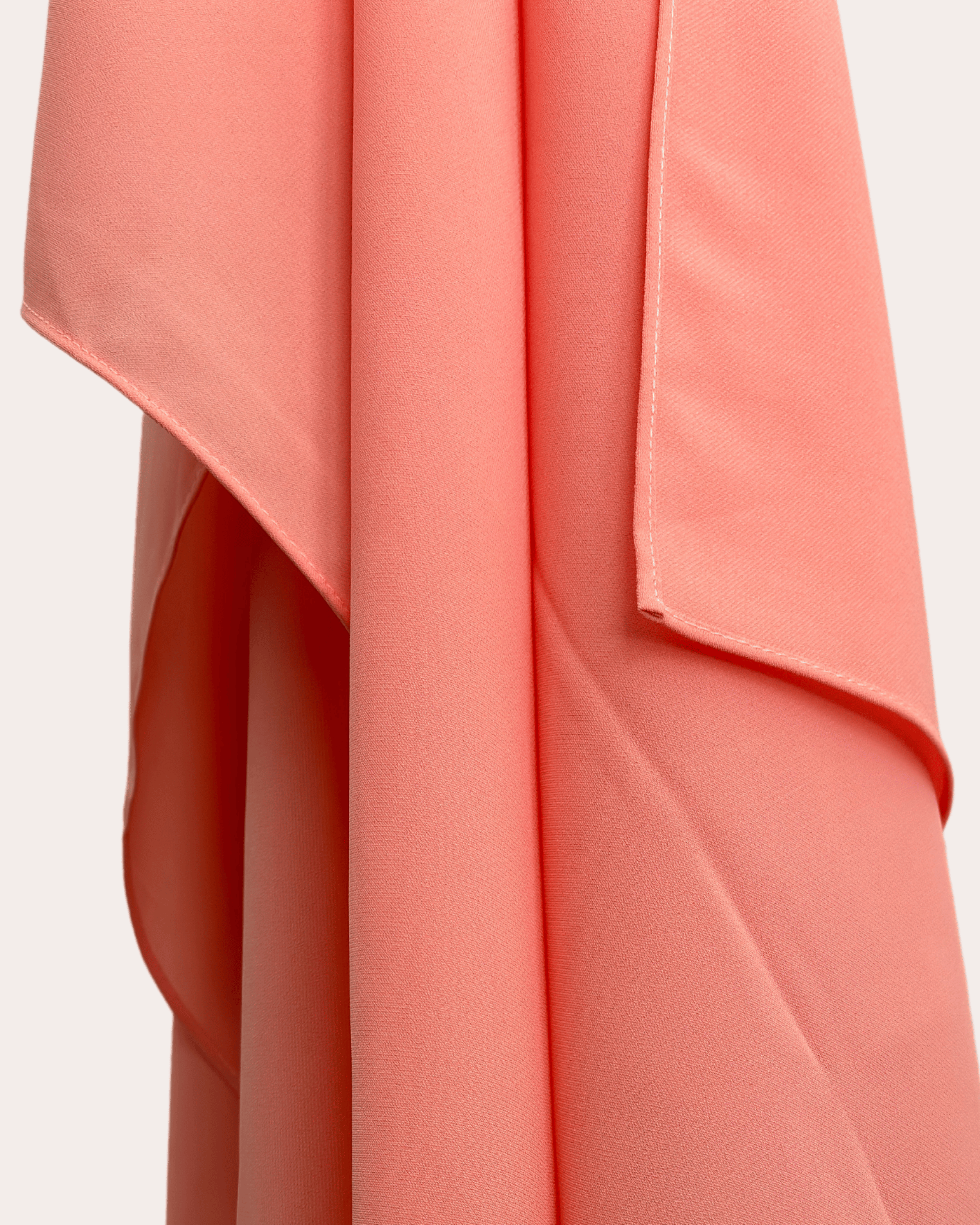 Diamond Chiffon Hijab - Coral Radiance