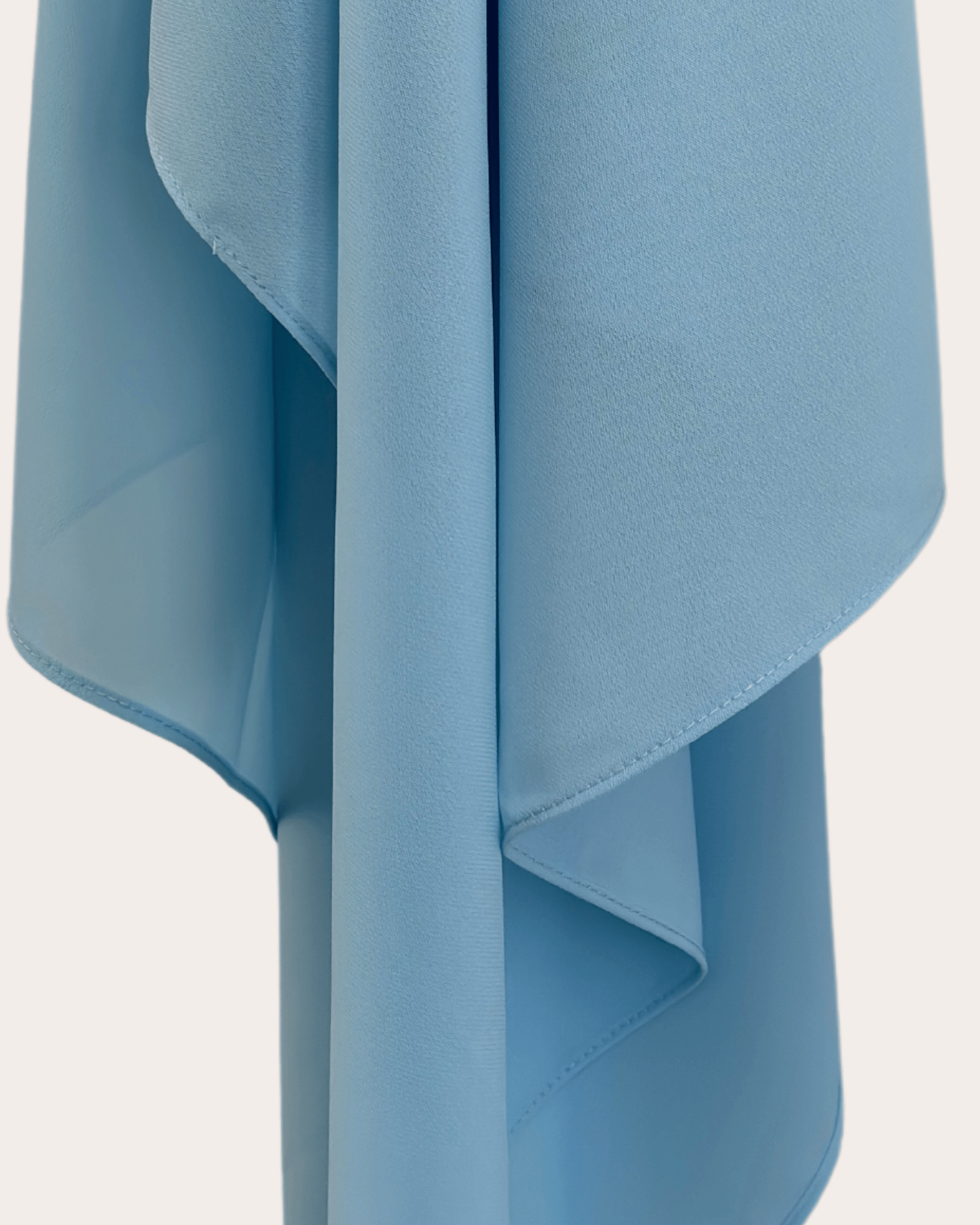 Diamond Chiffon Hijab - Dusty Blue