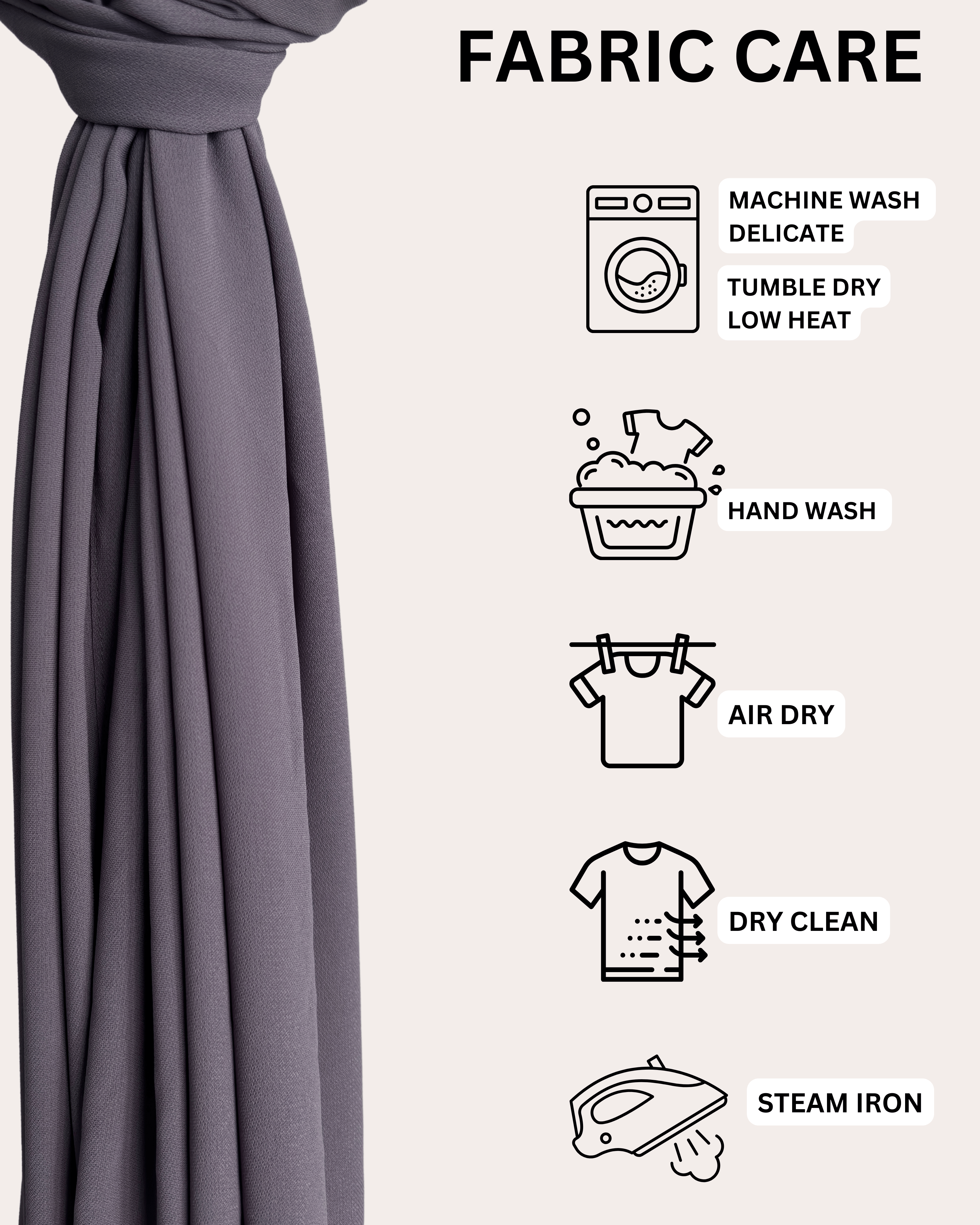 Diamond Chiffon Hijab - Plum Passion