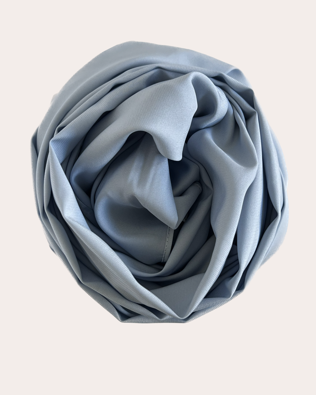 Matte Satin Hijab - Smoky Blue