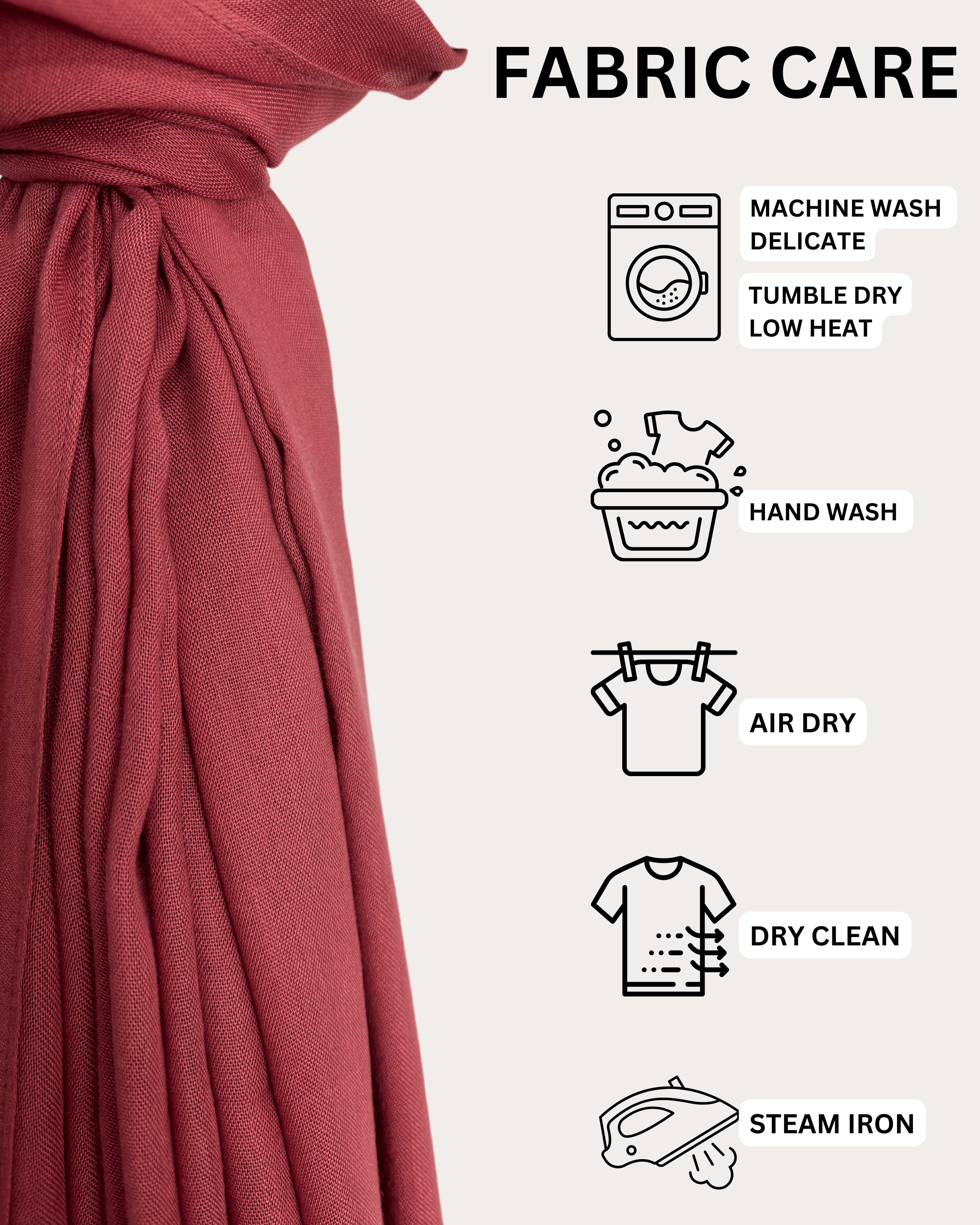 Luxury Modal Max Hijab - Soft Mulberry