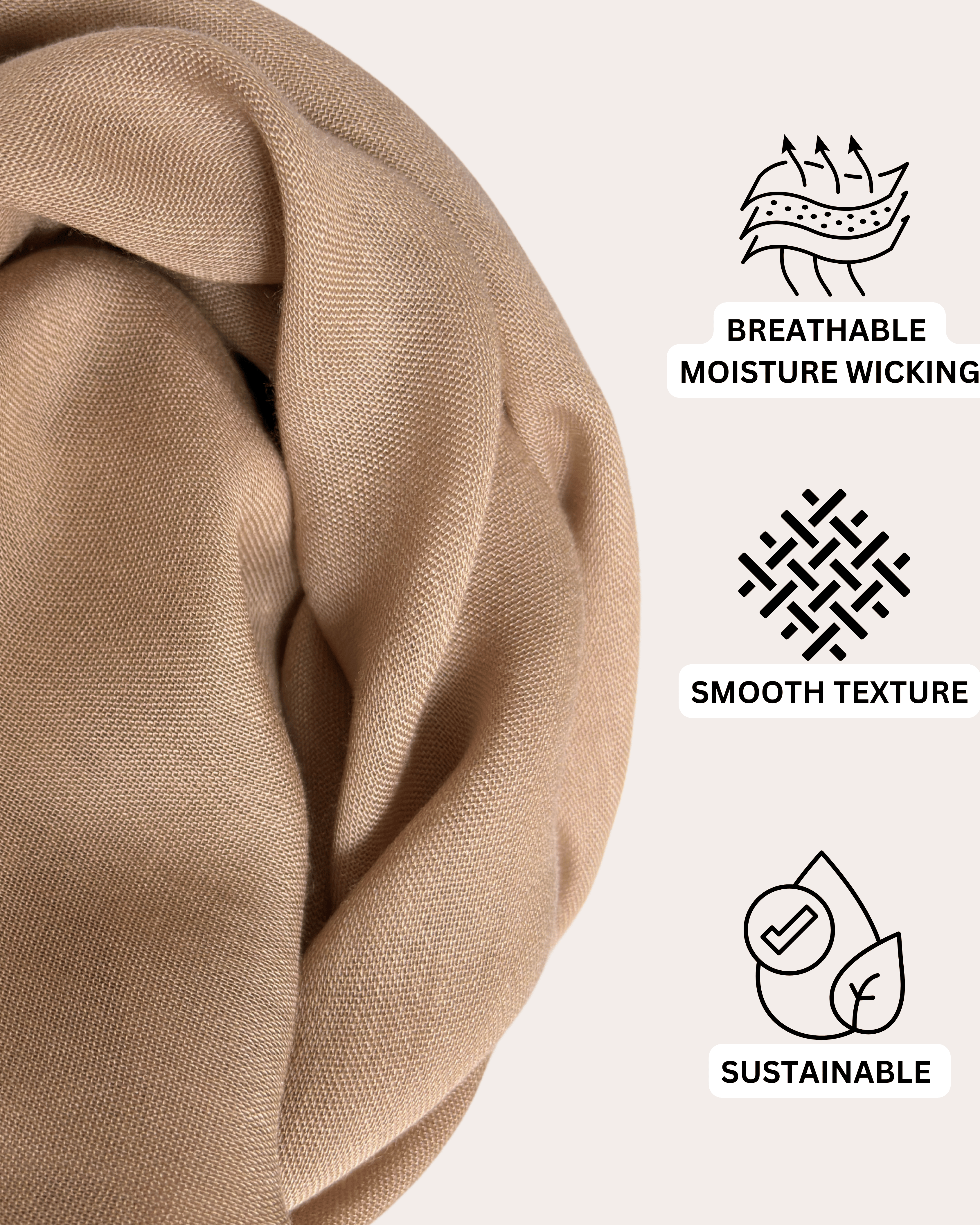 Luxury Modal Max Hijab - Vintage Rose