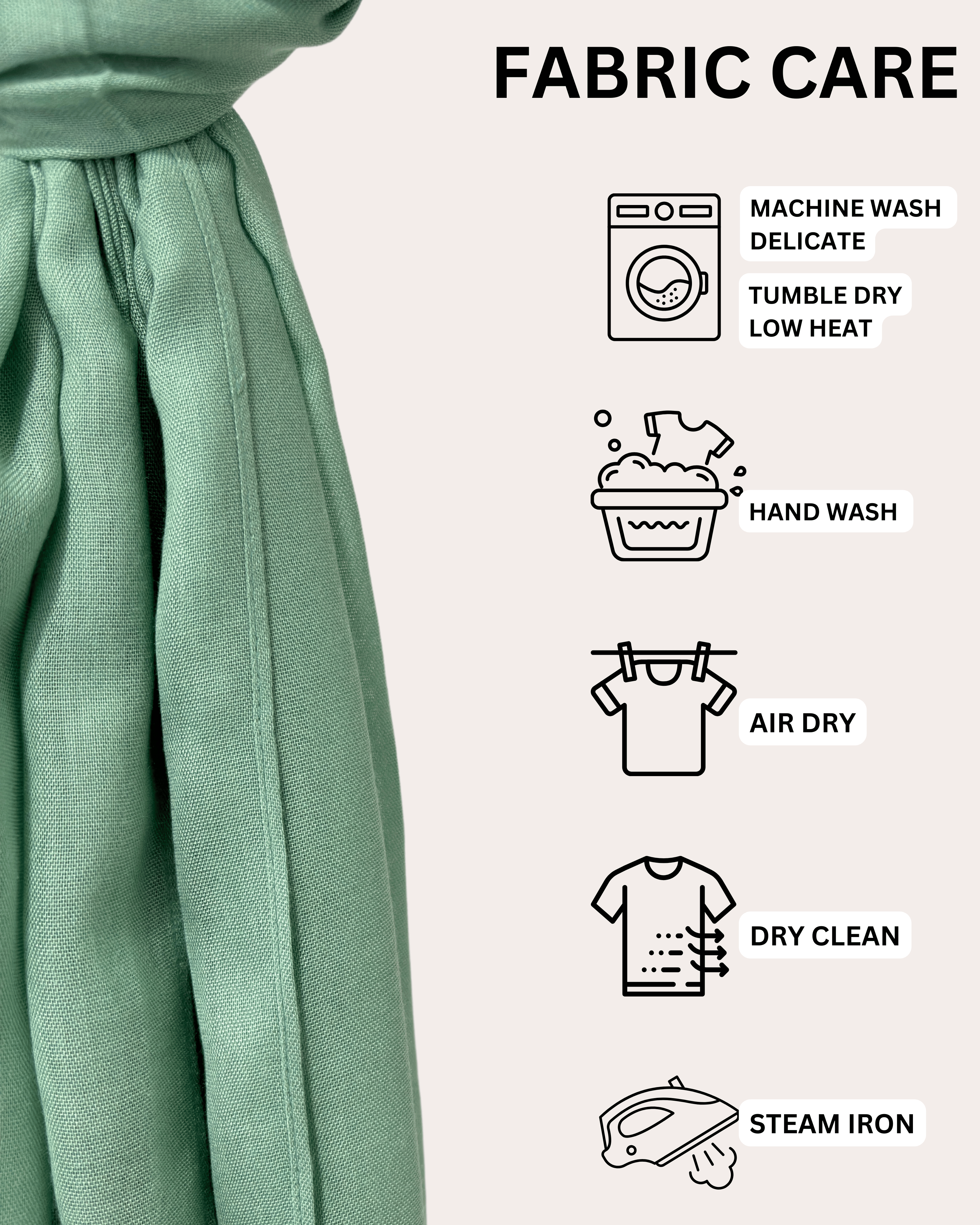 Luxury Modal Hijab - Frosted Mint