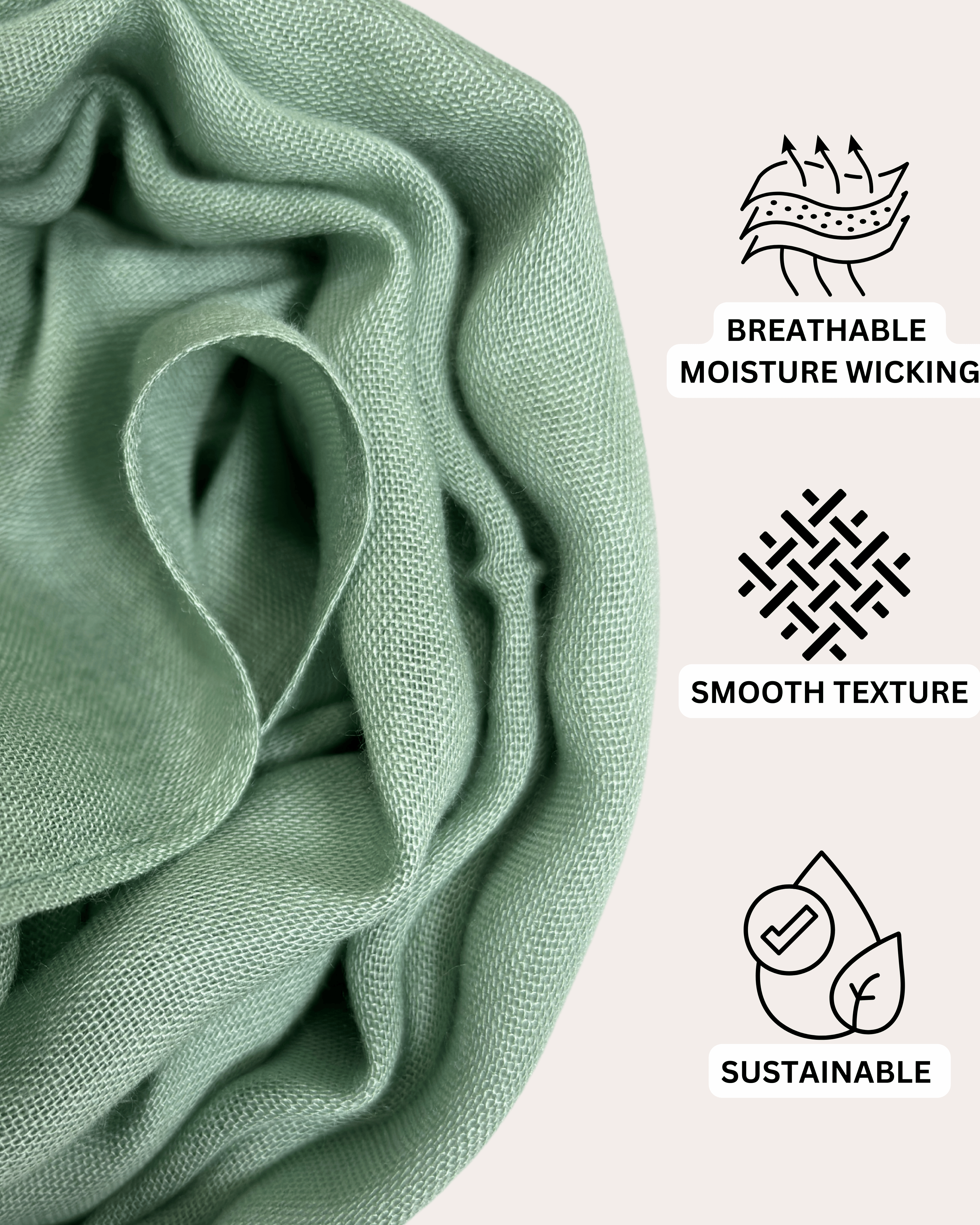 Luxury Modal Hijab - Frosted Mint