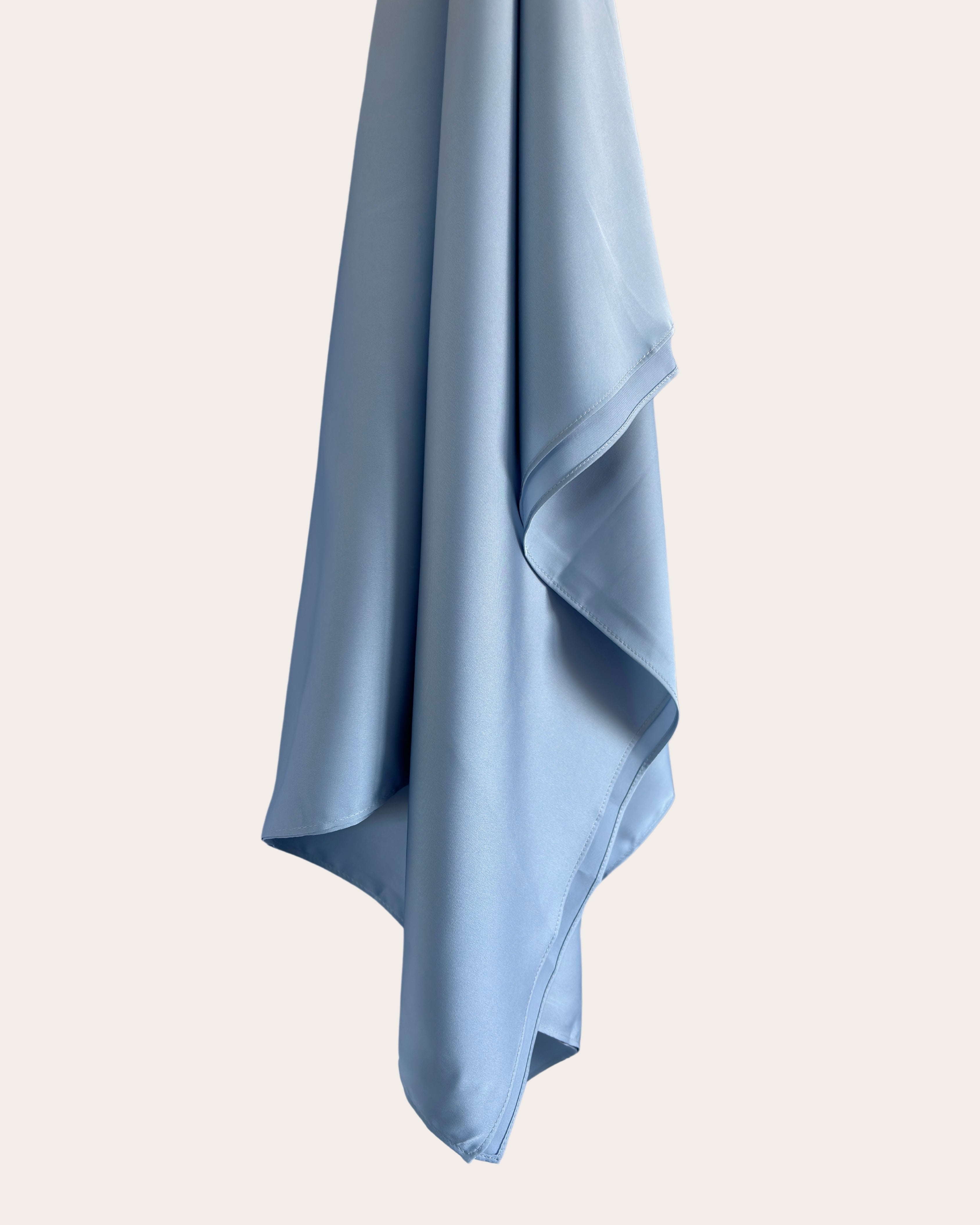 Matte Satin Hijab - Smoky Blue