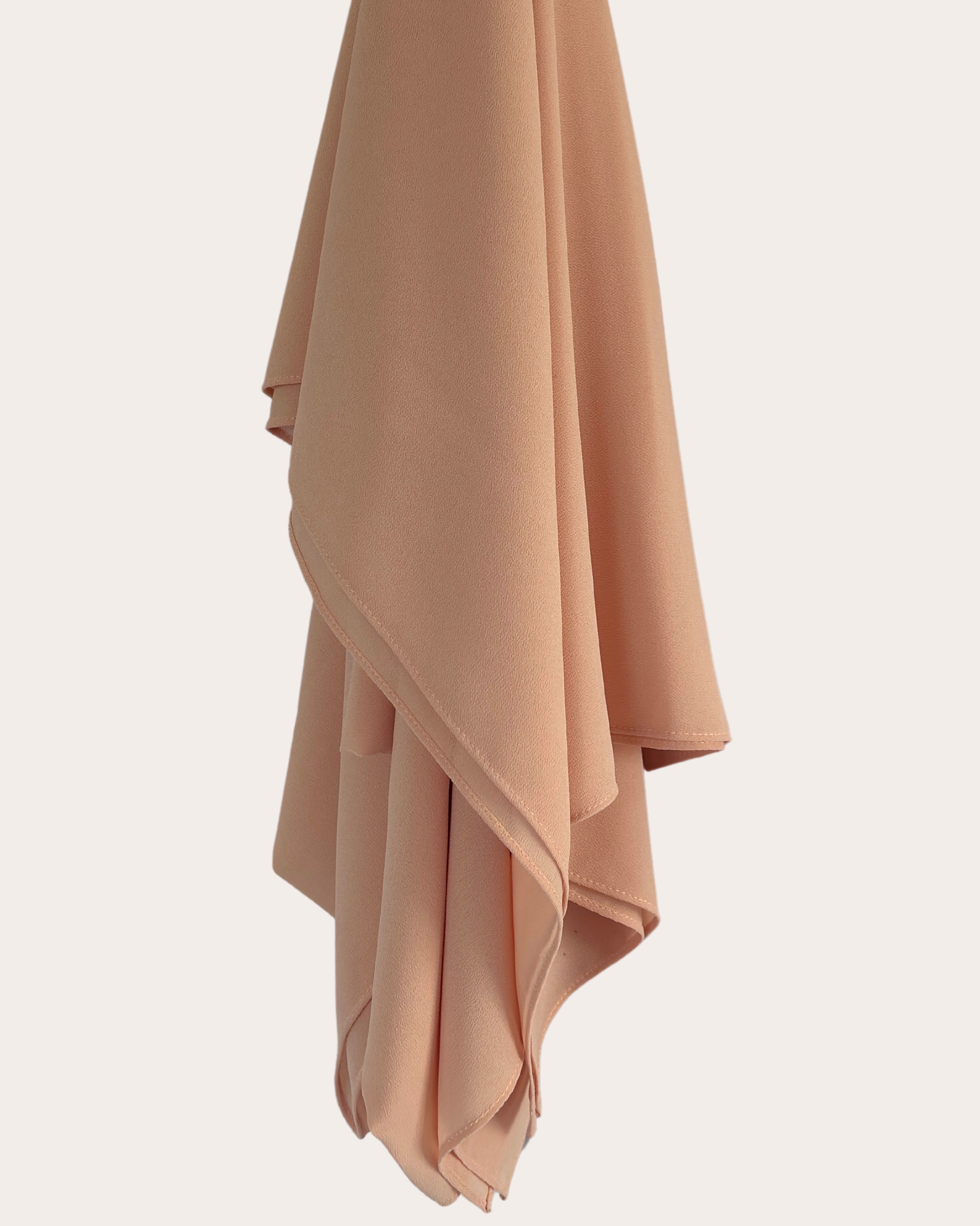 Premium Chiffon Hijab - Apricot