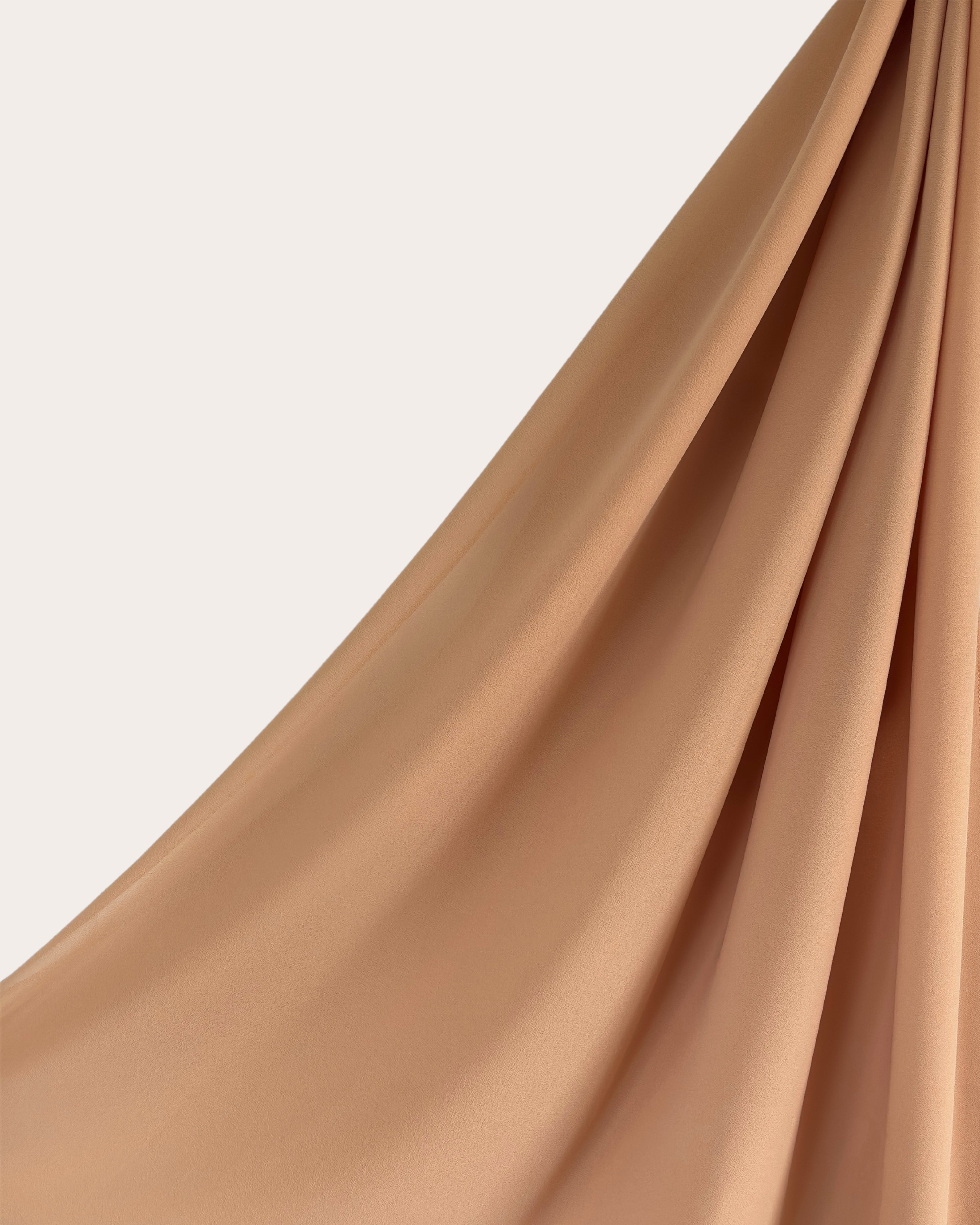 Premium Chiffon Hijab - Apricot