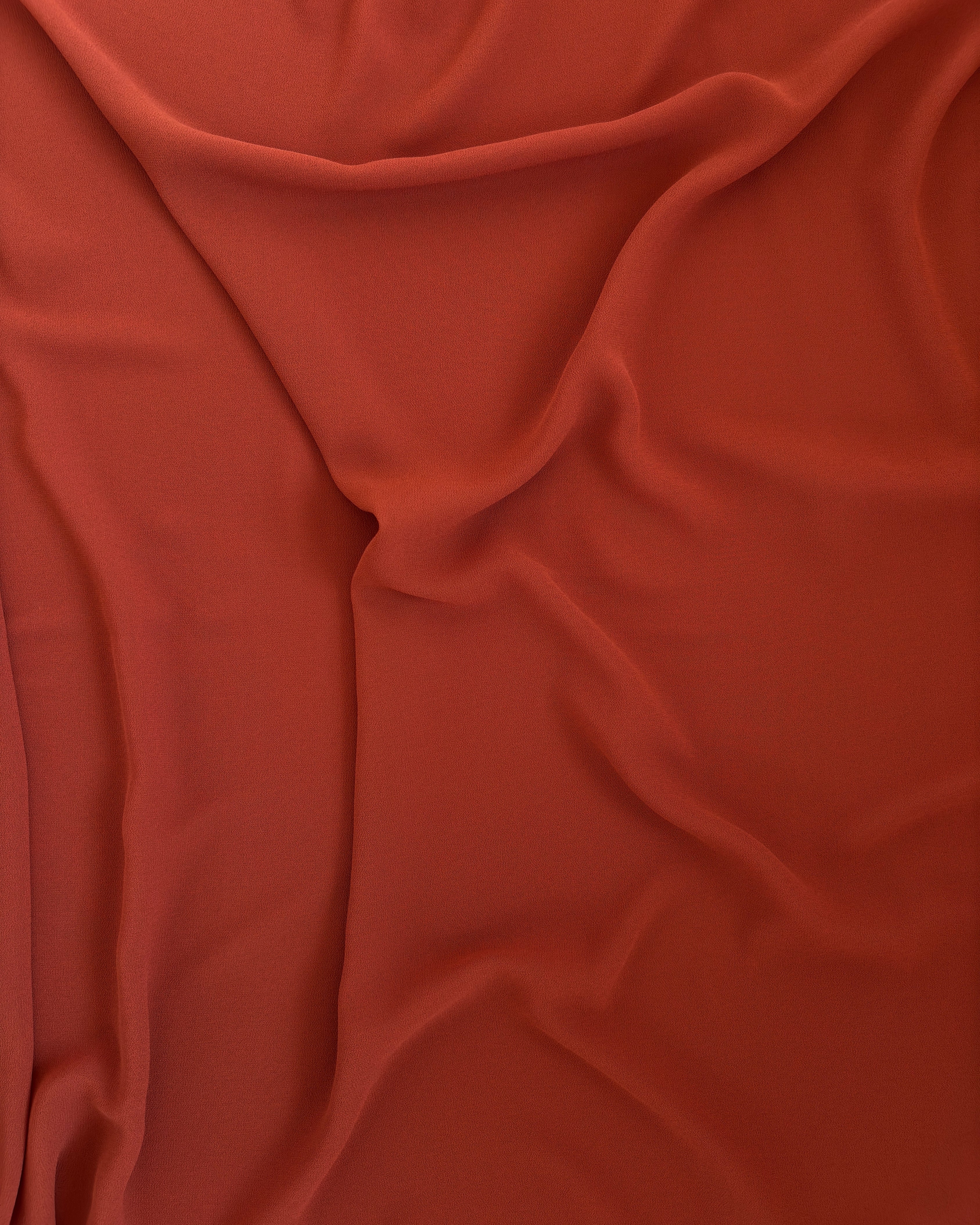 Premium Chiffon Hijab - Burnt Orange