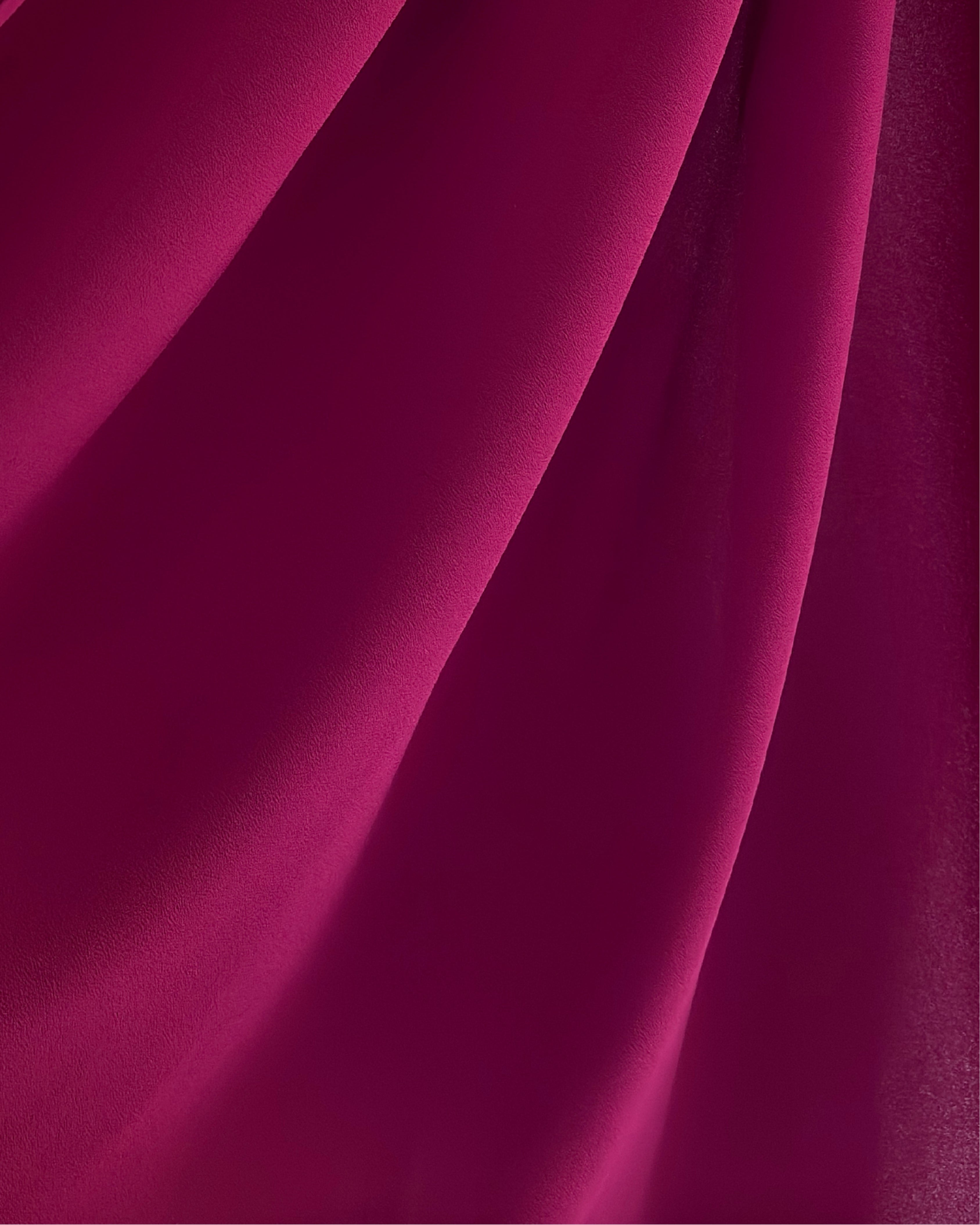 Premium Chiffon Hijab - Cherry Bomb