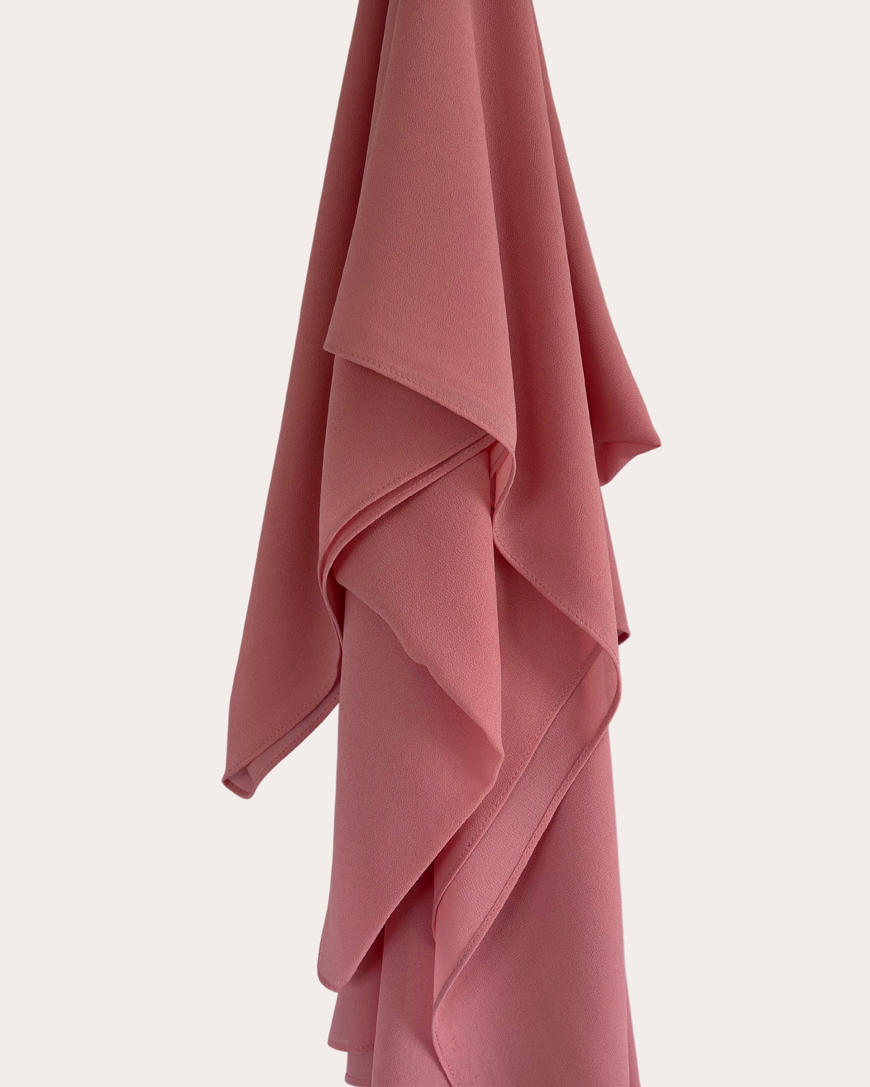 Premium Chiffon Hijab - Coral Delight