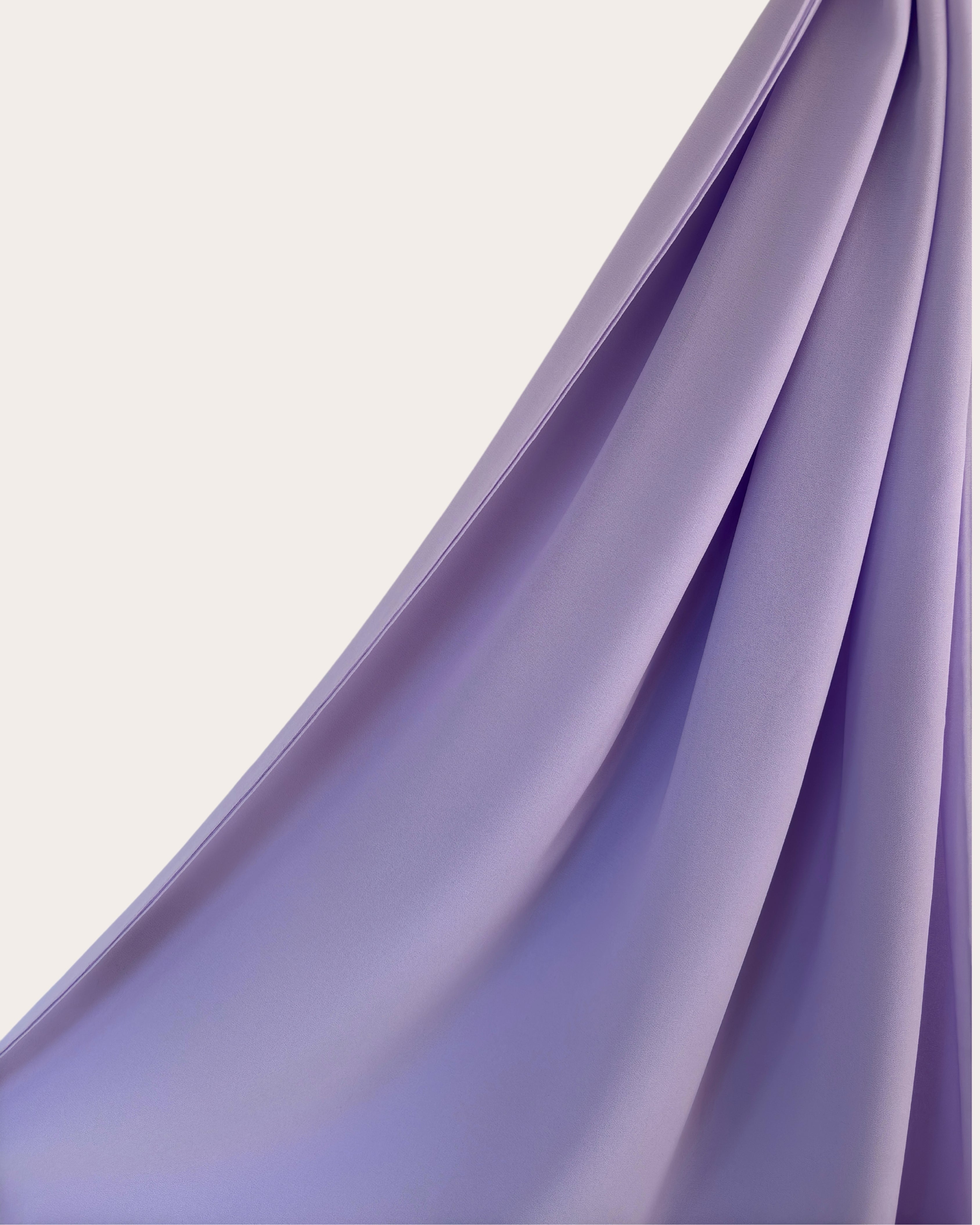 Premium Chiffon Hijab - Lavender Essence
