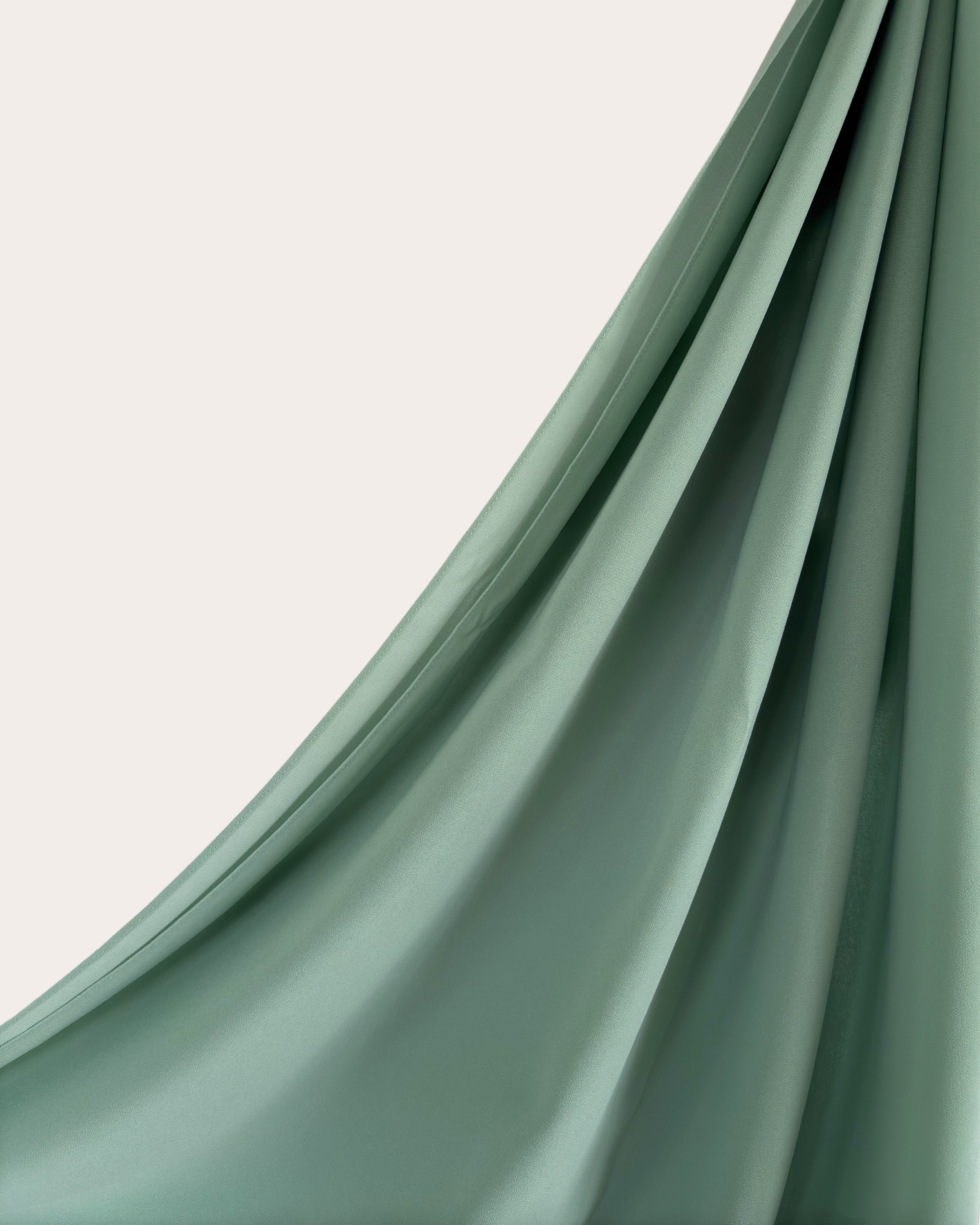 Premium Chiffon Hijab - Misty Platinum