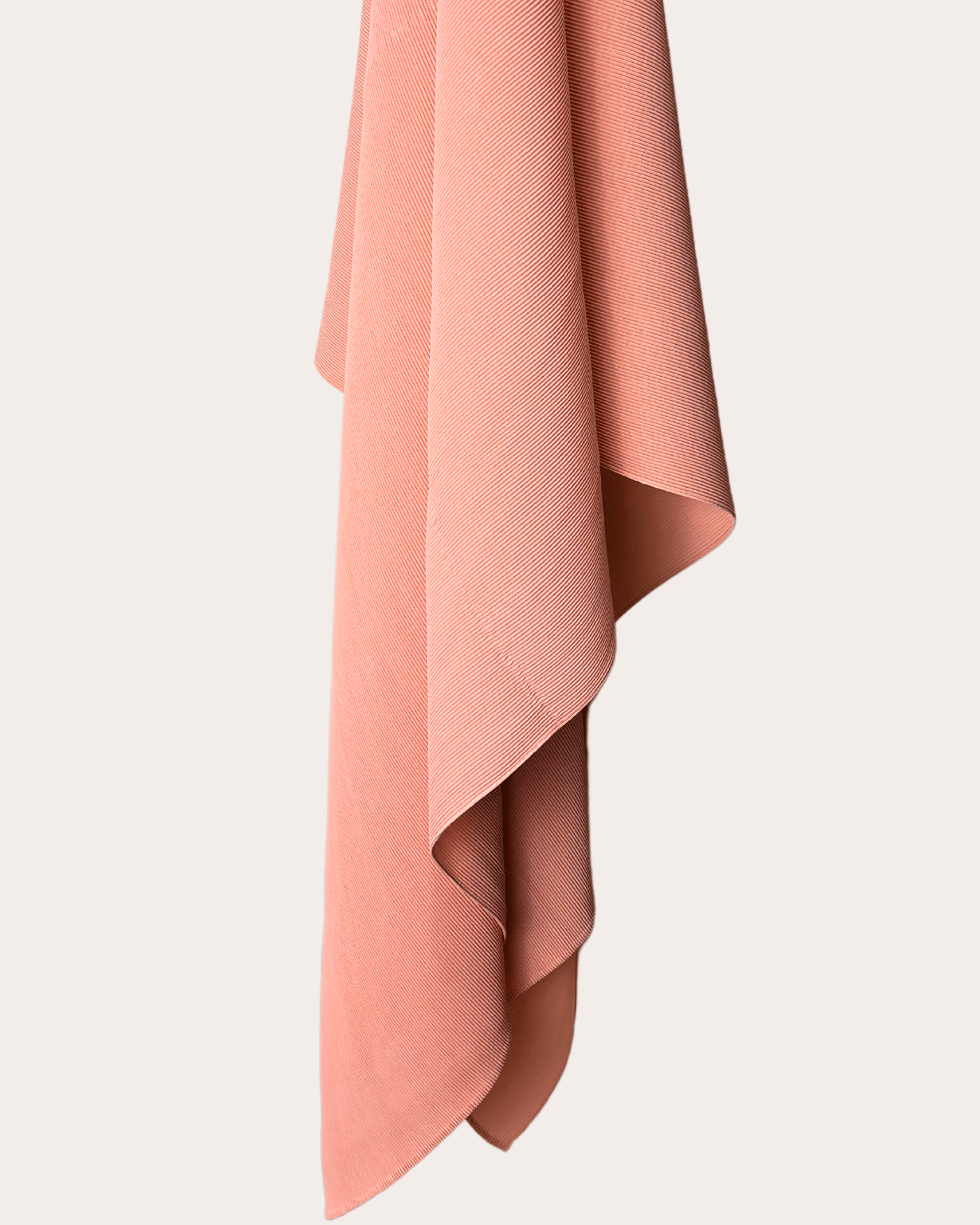 Pleated Chiffon Hijab - Blushing Pearl