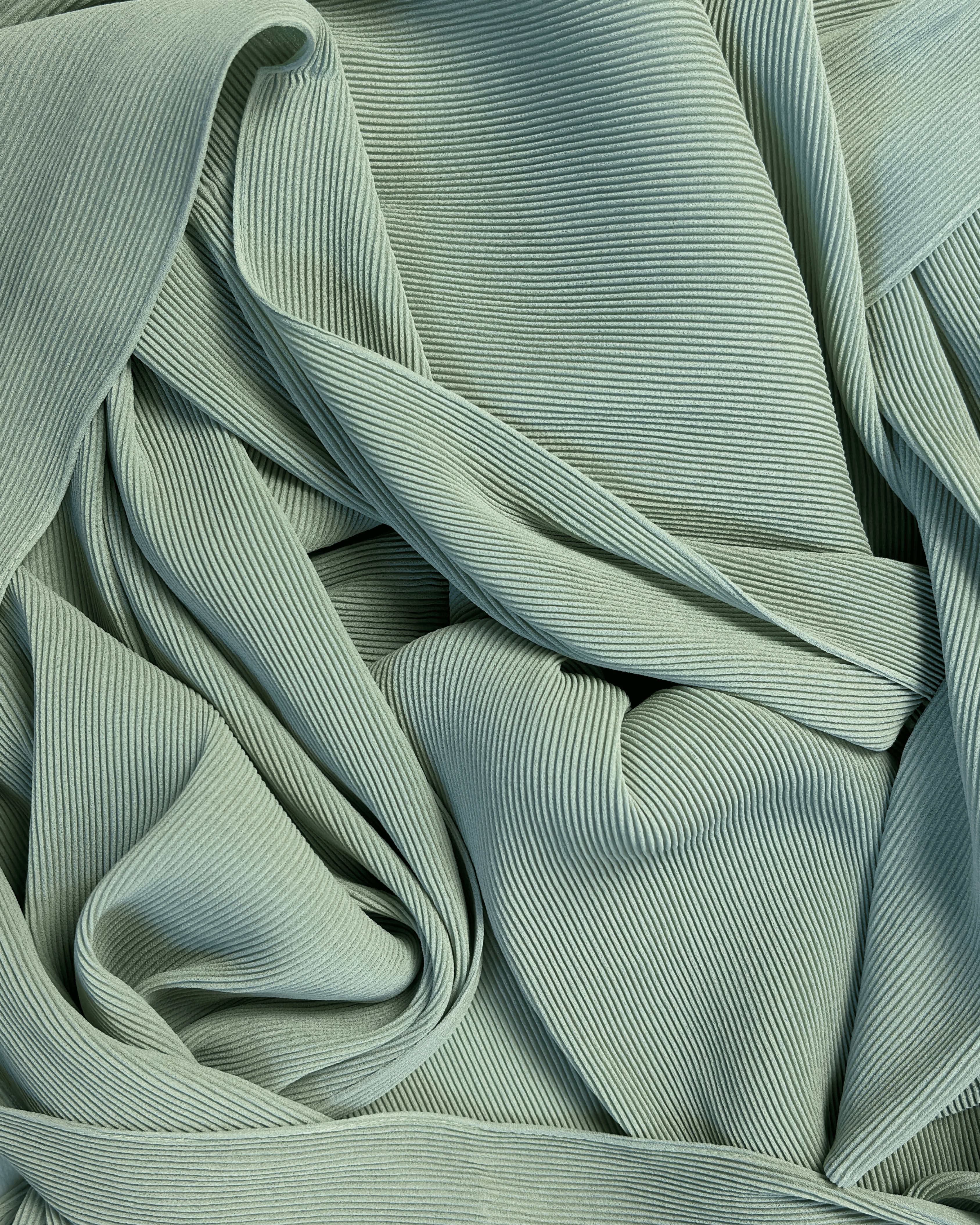 Pleated Chiffon Hijab - Calm Pebble