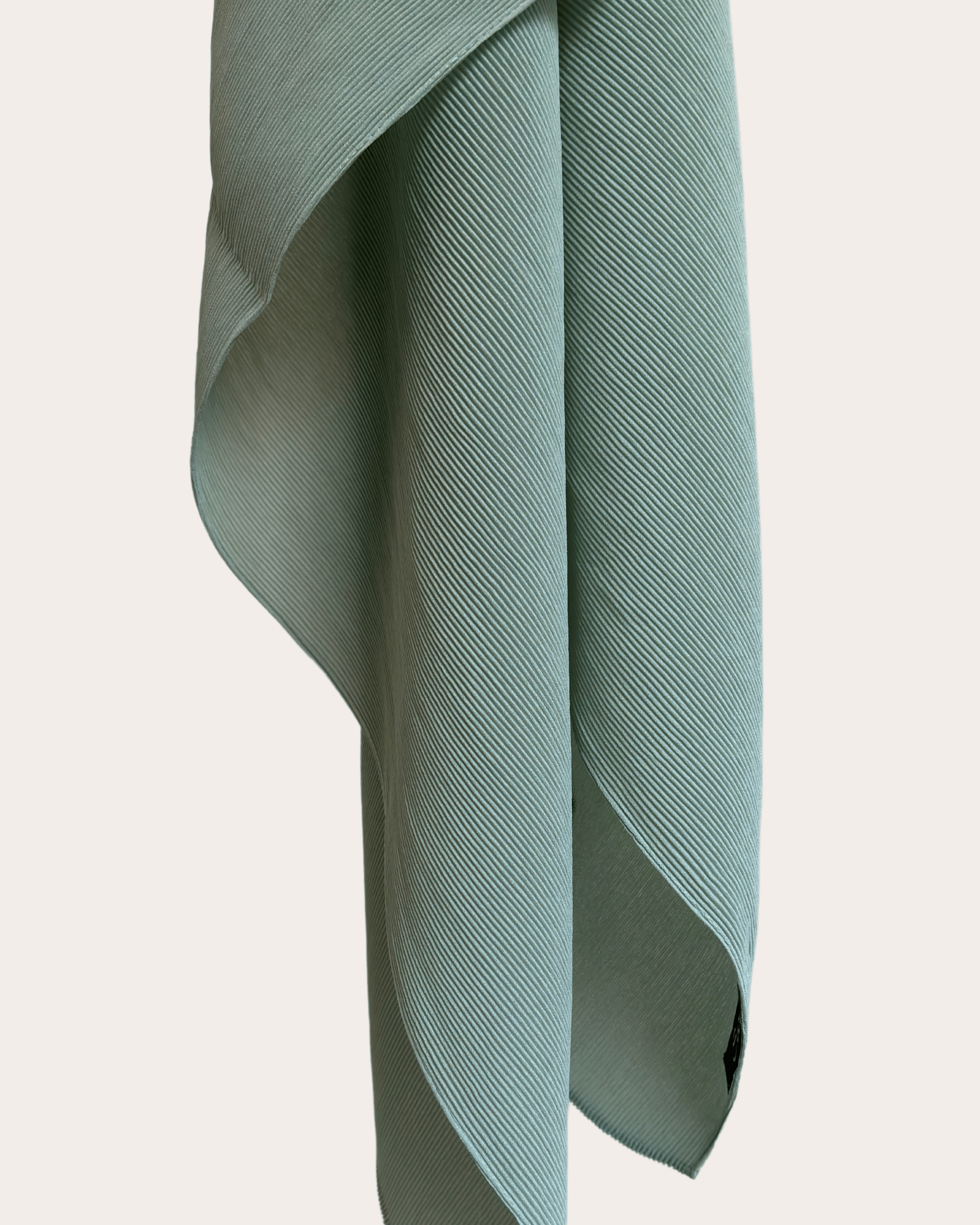 Pleated Chiffon Hijab - Calm Pebble