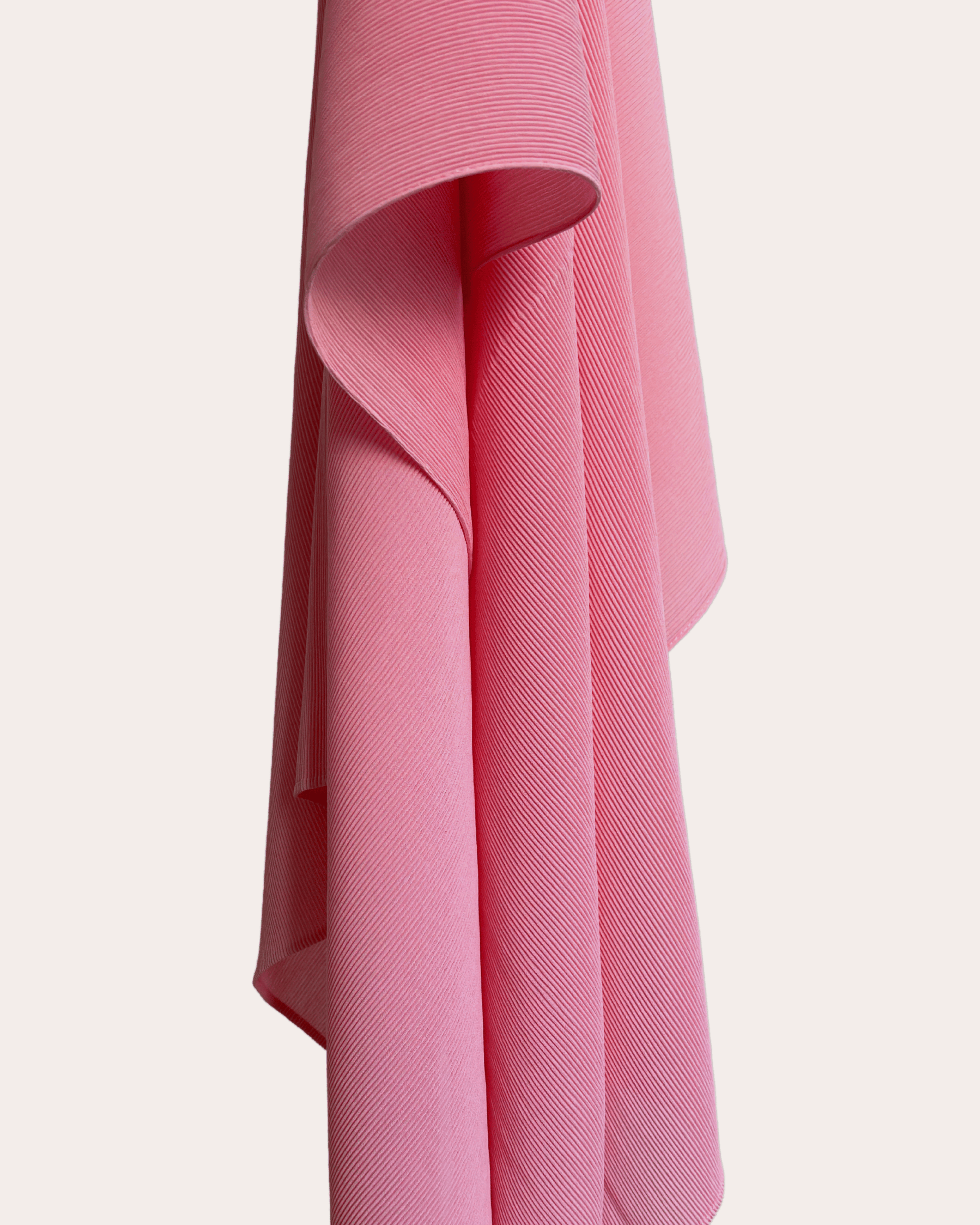 Pleated Chiffon Hijab - Cotton Candy