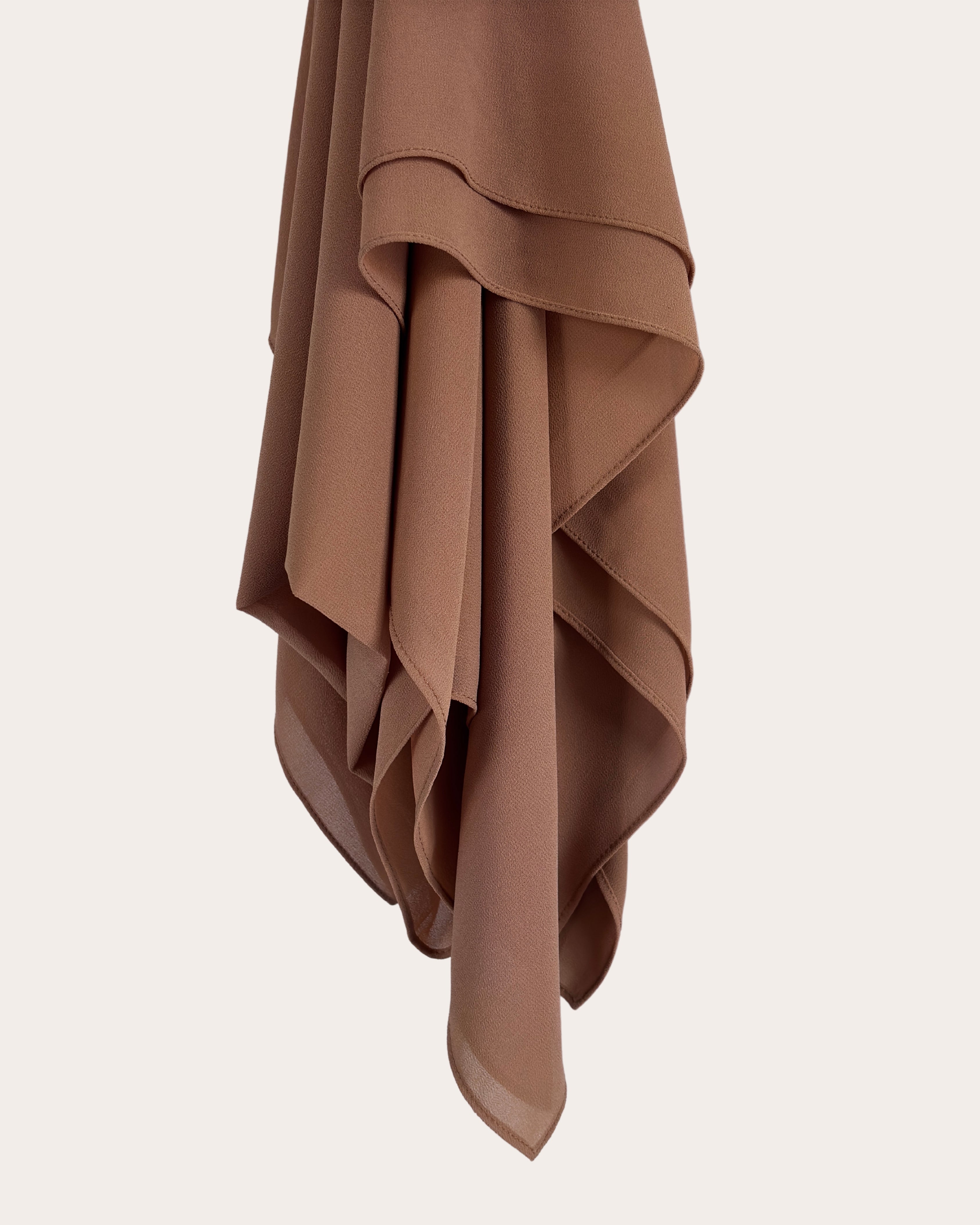 Premium Chiffon Hijab - Dusty Rose Gold