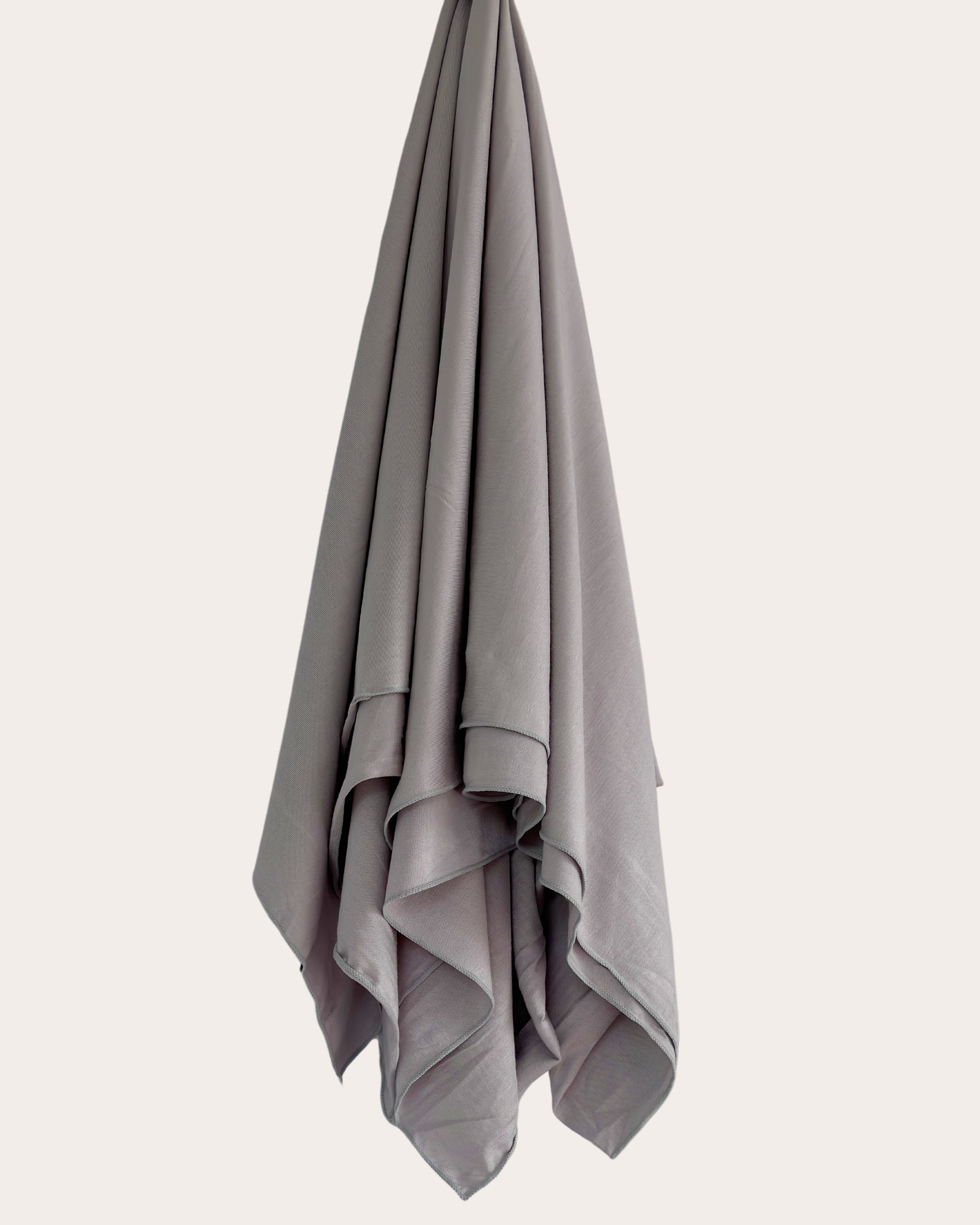 Premium Jersey Hijab - Misty Silver
