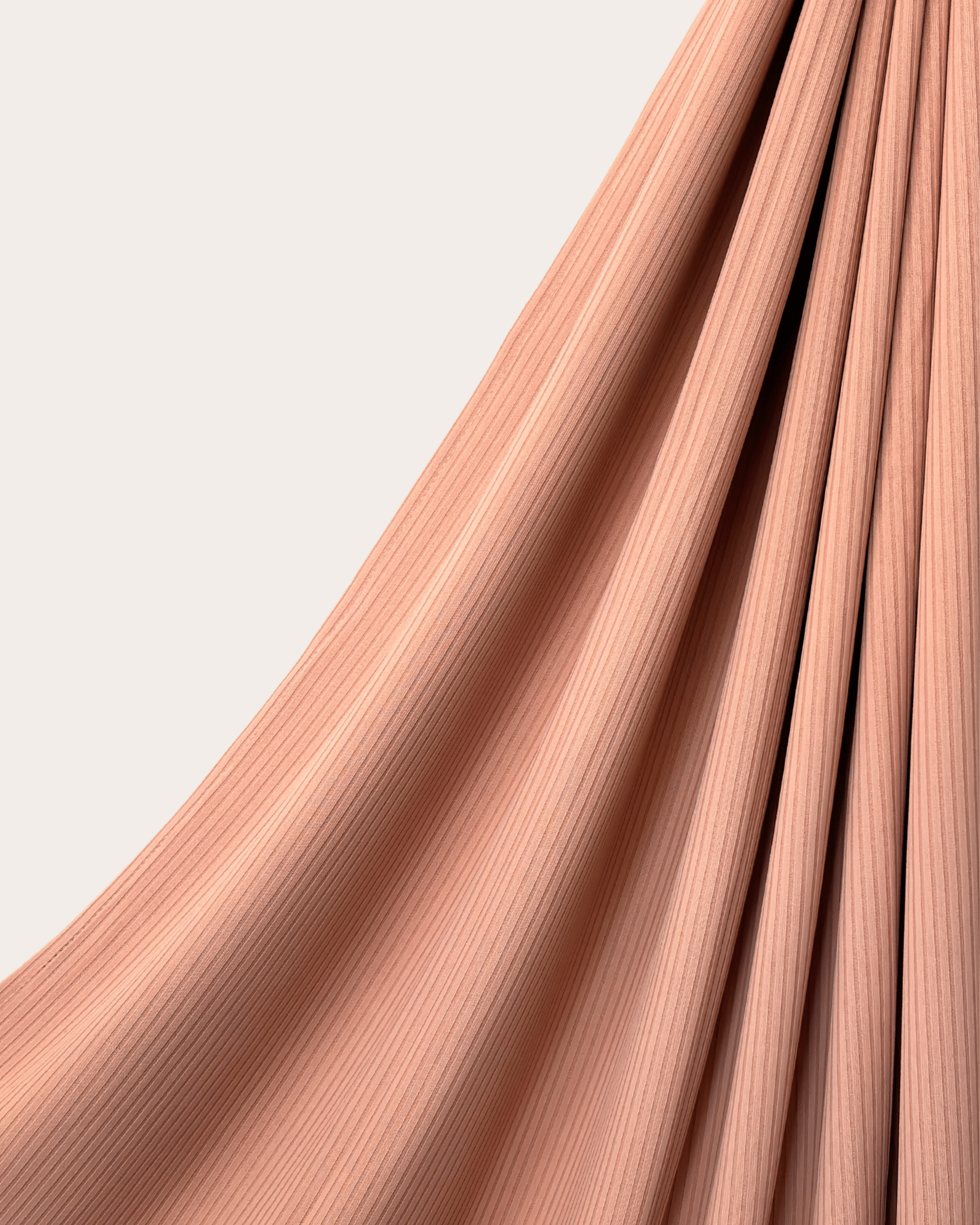 Ribbed Jersey Hijab - Sizzling Copper