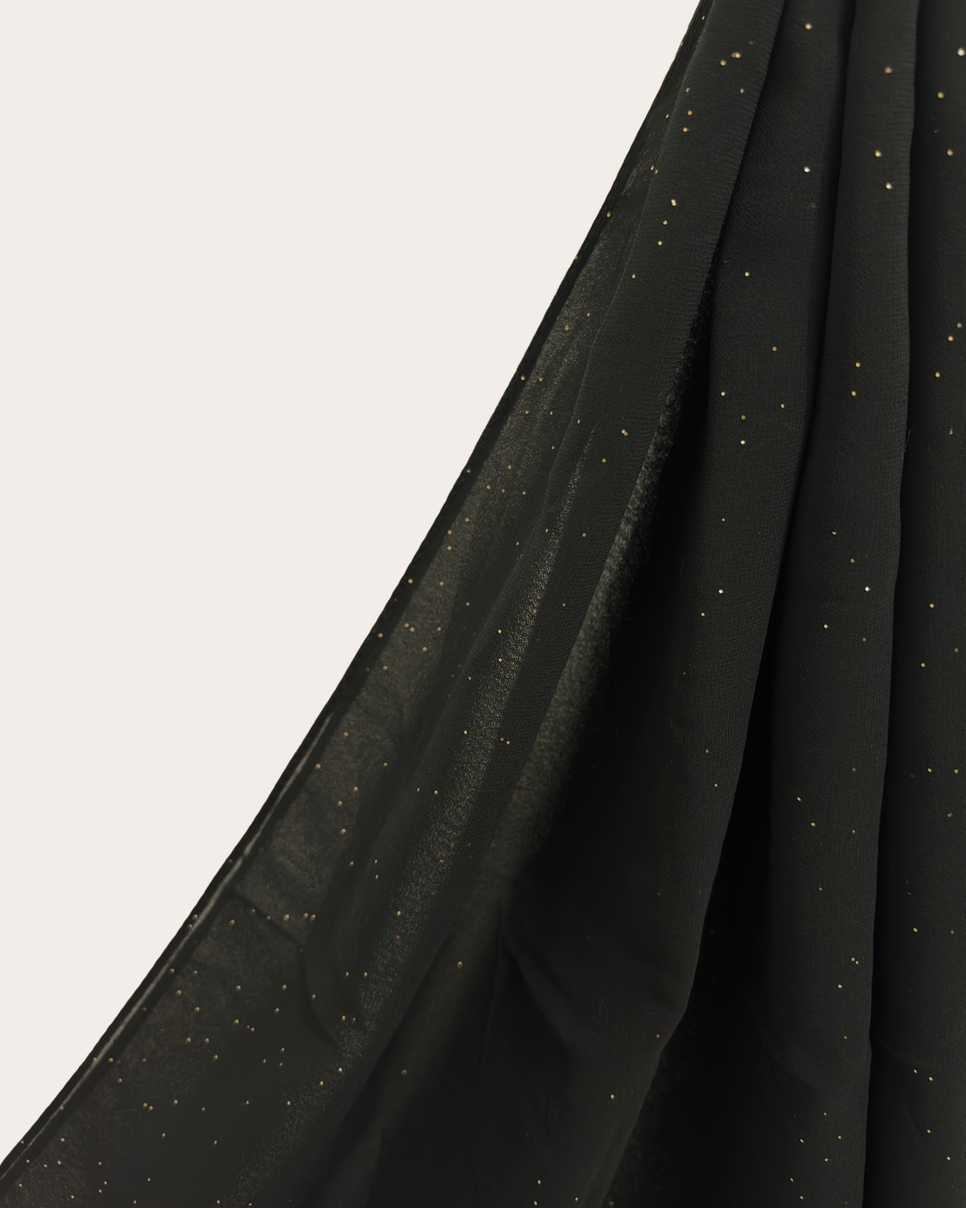 Shimmer Chiffon Hijab - Midnight Mystery