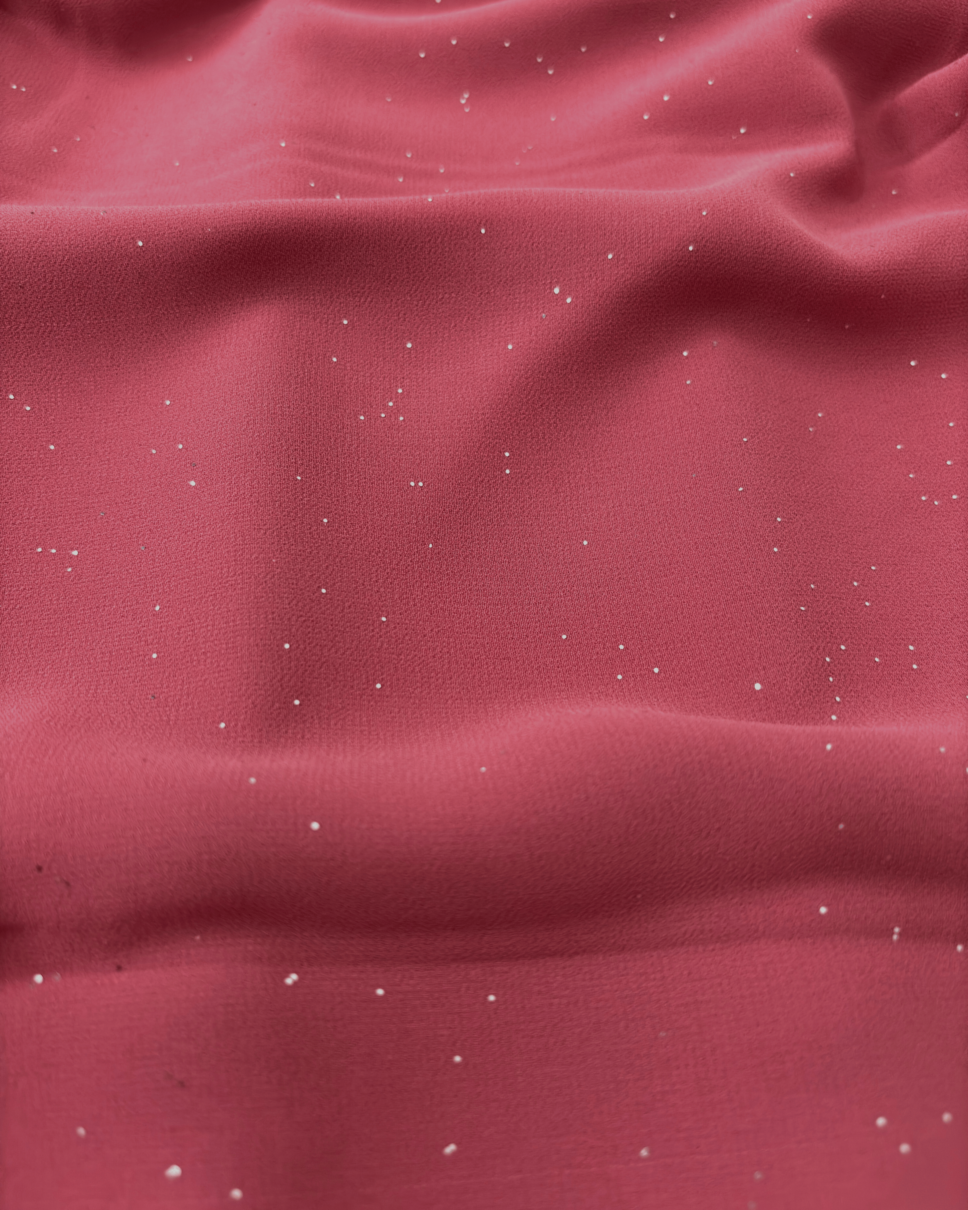 Shimmer Chiffon Hijab - Raspberry Red