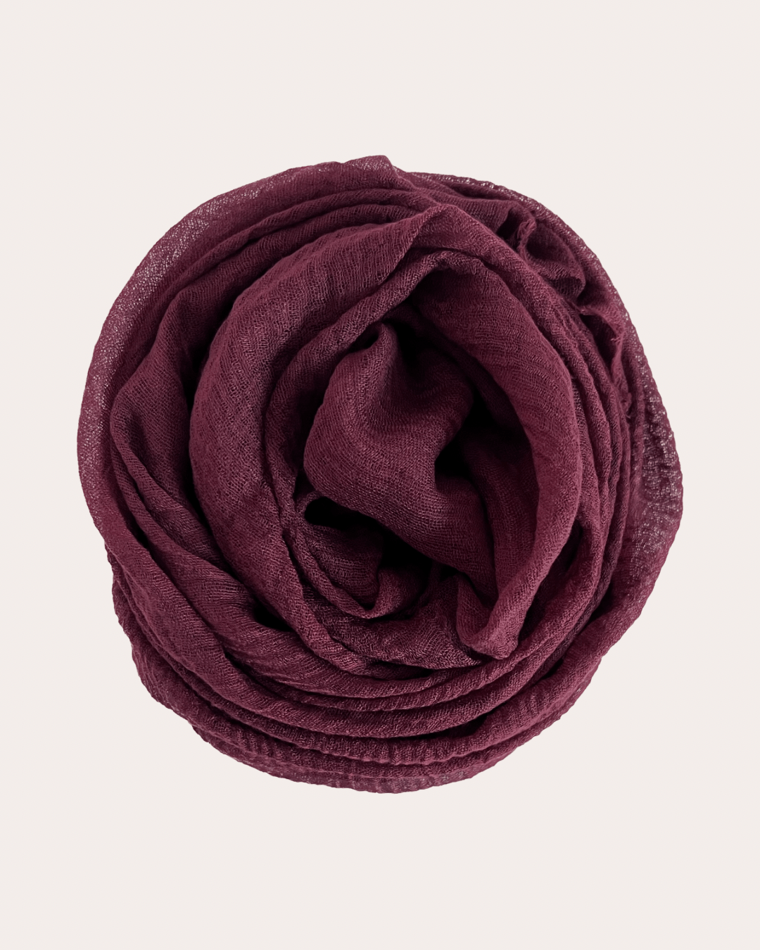 Crinkle Cotton Hijab - Cherry Chocolate - Sarah - The Online Hijab StoreHead ScarfSarah Siraj