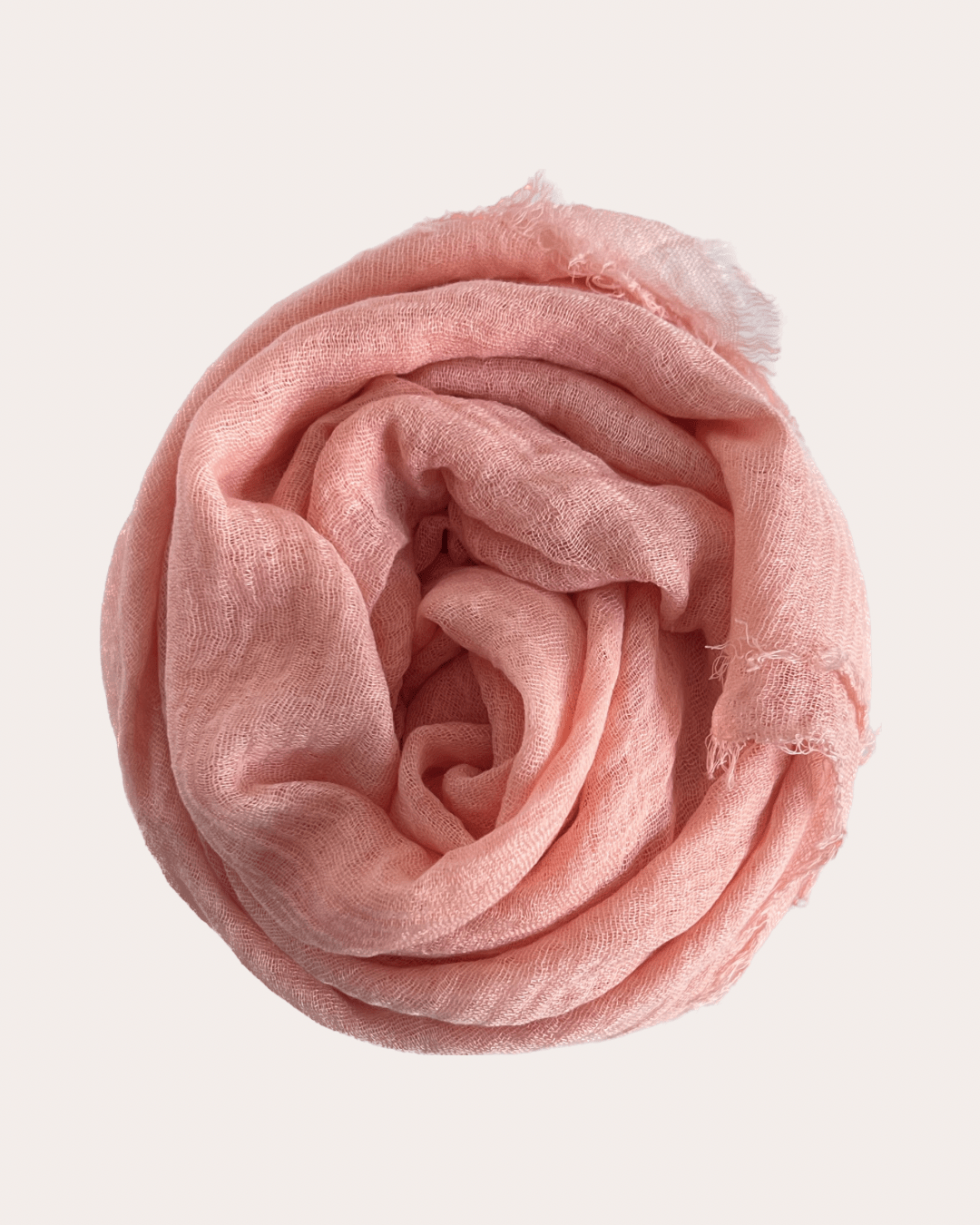 Crinkle Cotton Hijab - Coral Sunset - Sarah - The Online Hijab StoreHead ScarfSarah Siraj