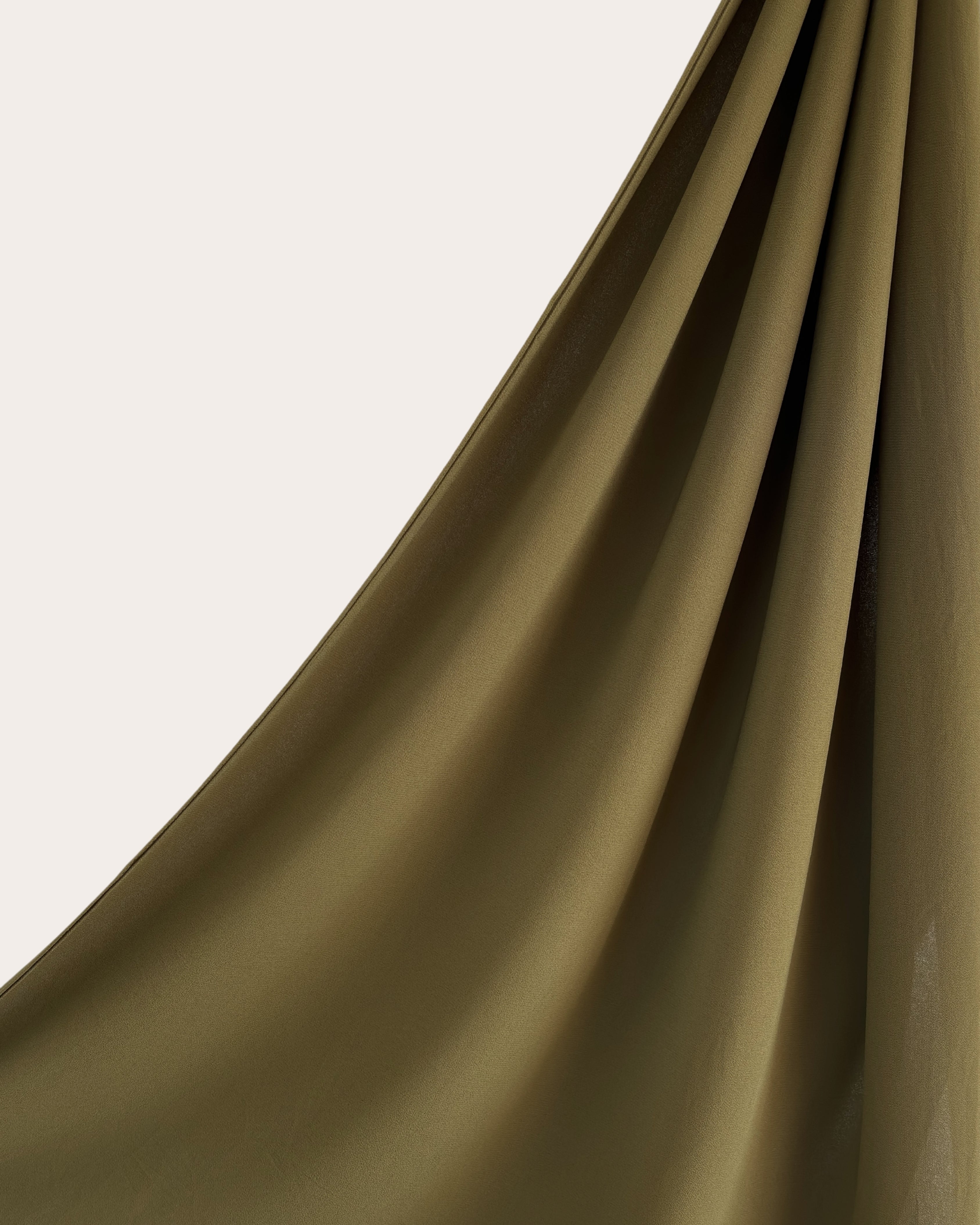 Classic Chiffon Hijab - Olive Green