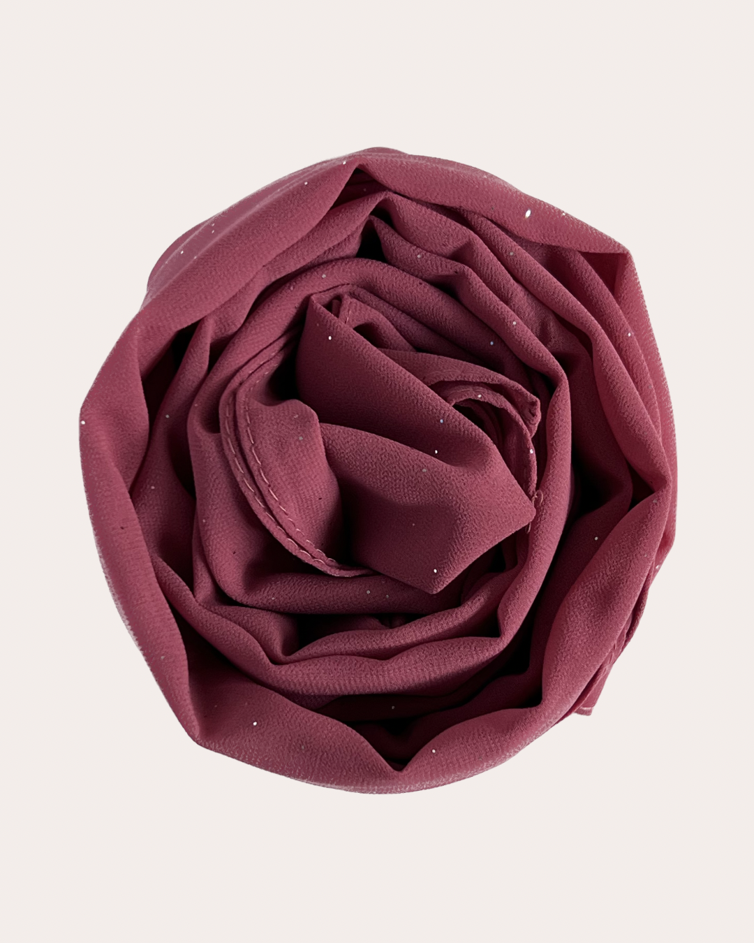 Shimmer Chiffon Hijab - Raspberry Red
