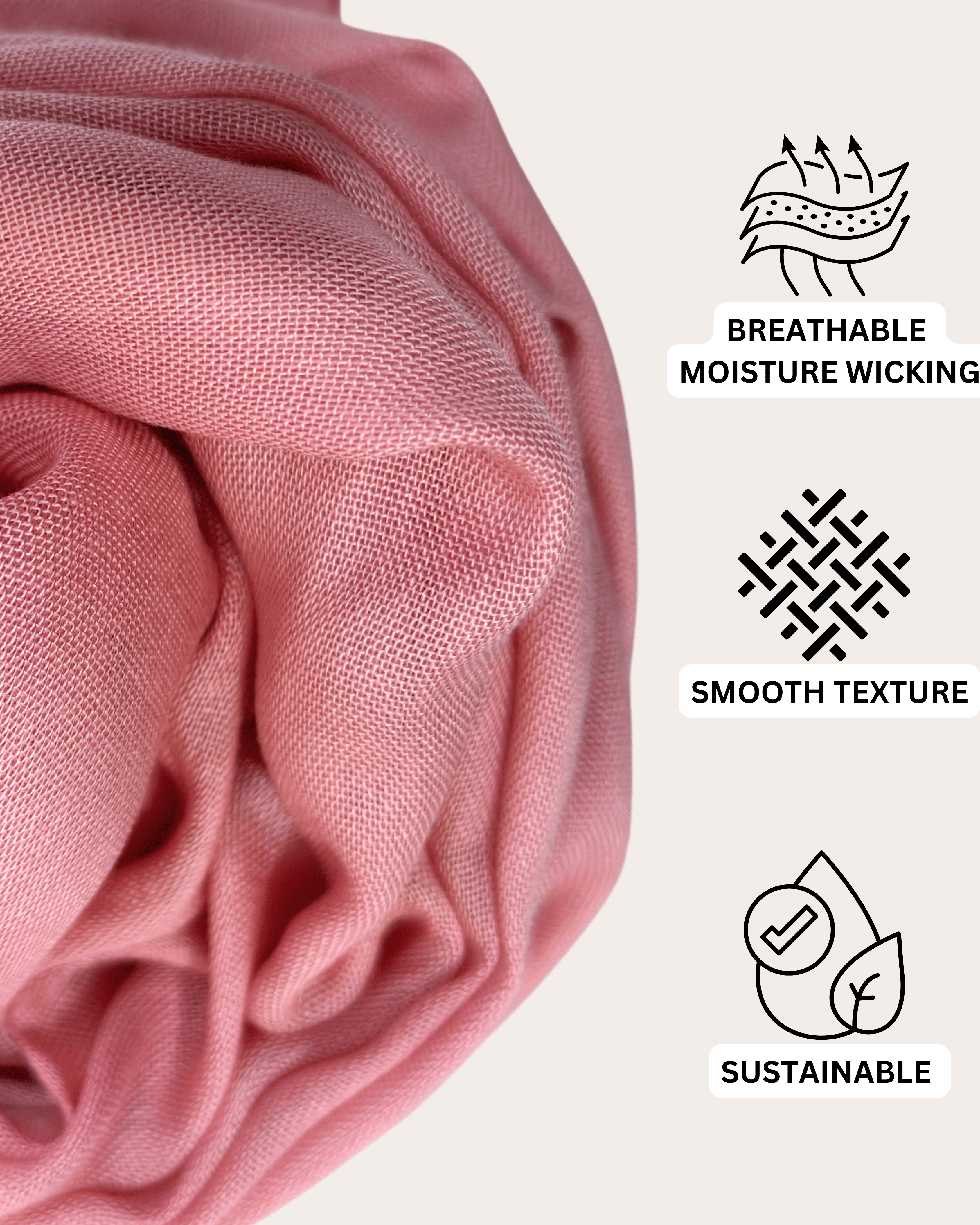 Luxury Modal Hijab - Blushing Pink